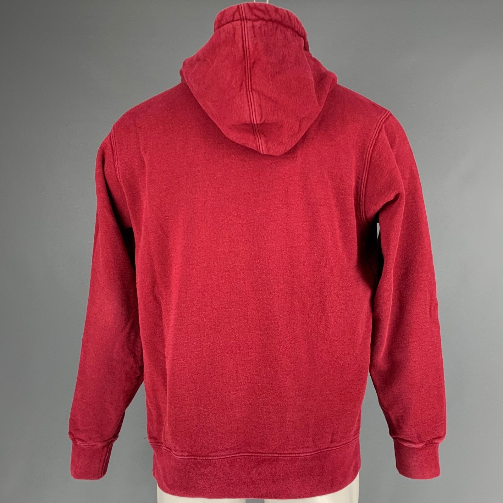 Supreme SUPREME M Burgundy Gold Embroidery Cotton Hoodie Sweatshirt Size US M / EU 48-50 / 2 - 4 Thumbnail