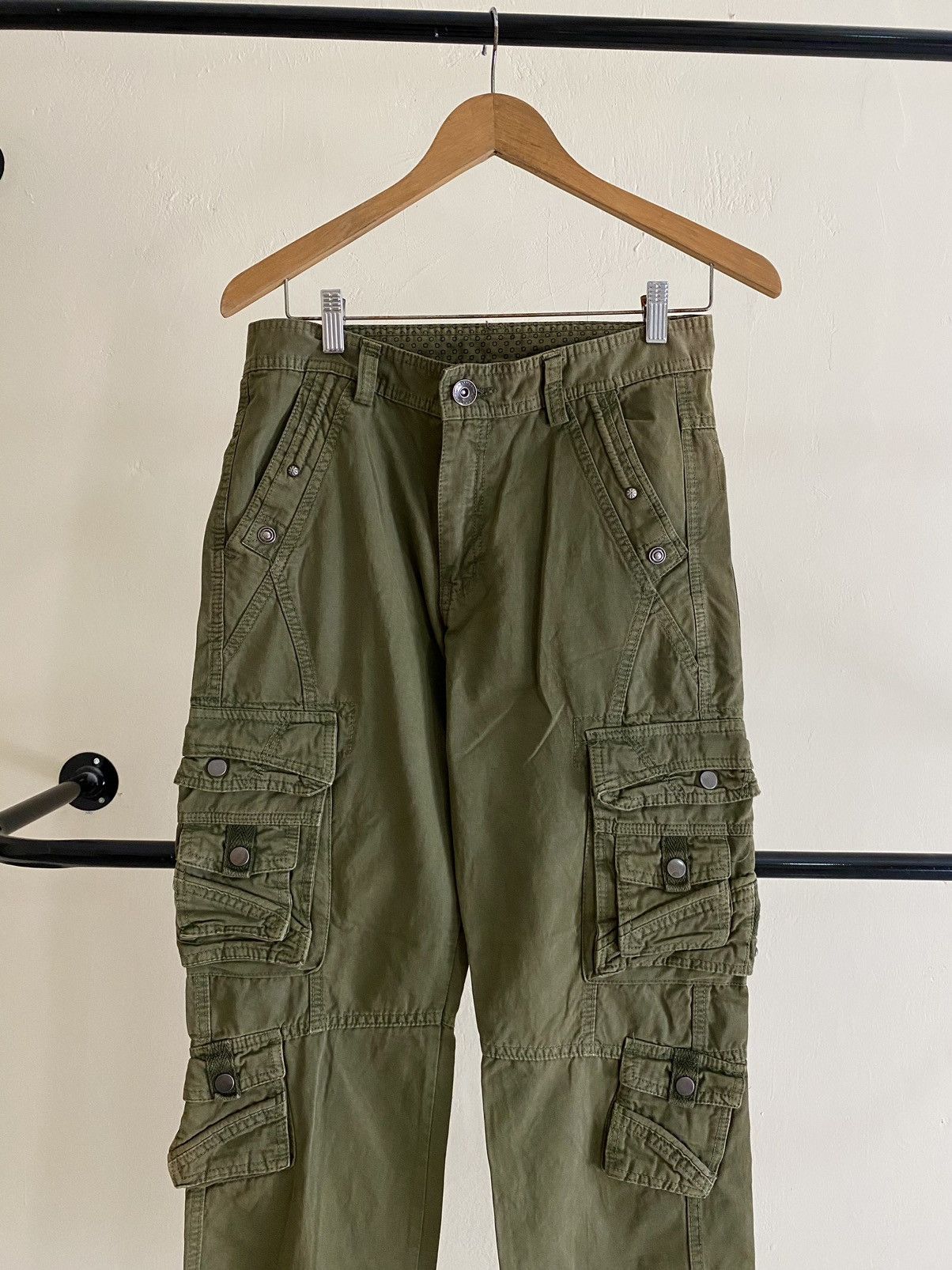 Hysteric Glamour 🔥 Rare Design Tactical Multi Pocket Army y2k style Size US 30 / EU 46 - 2 Thumbnail