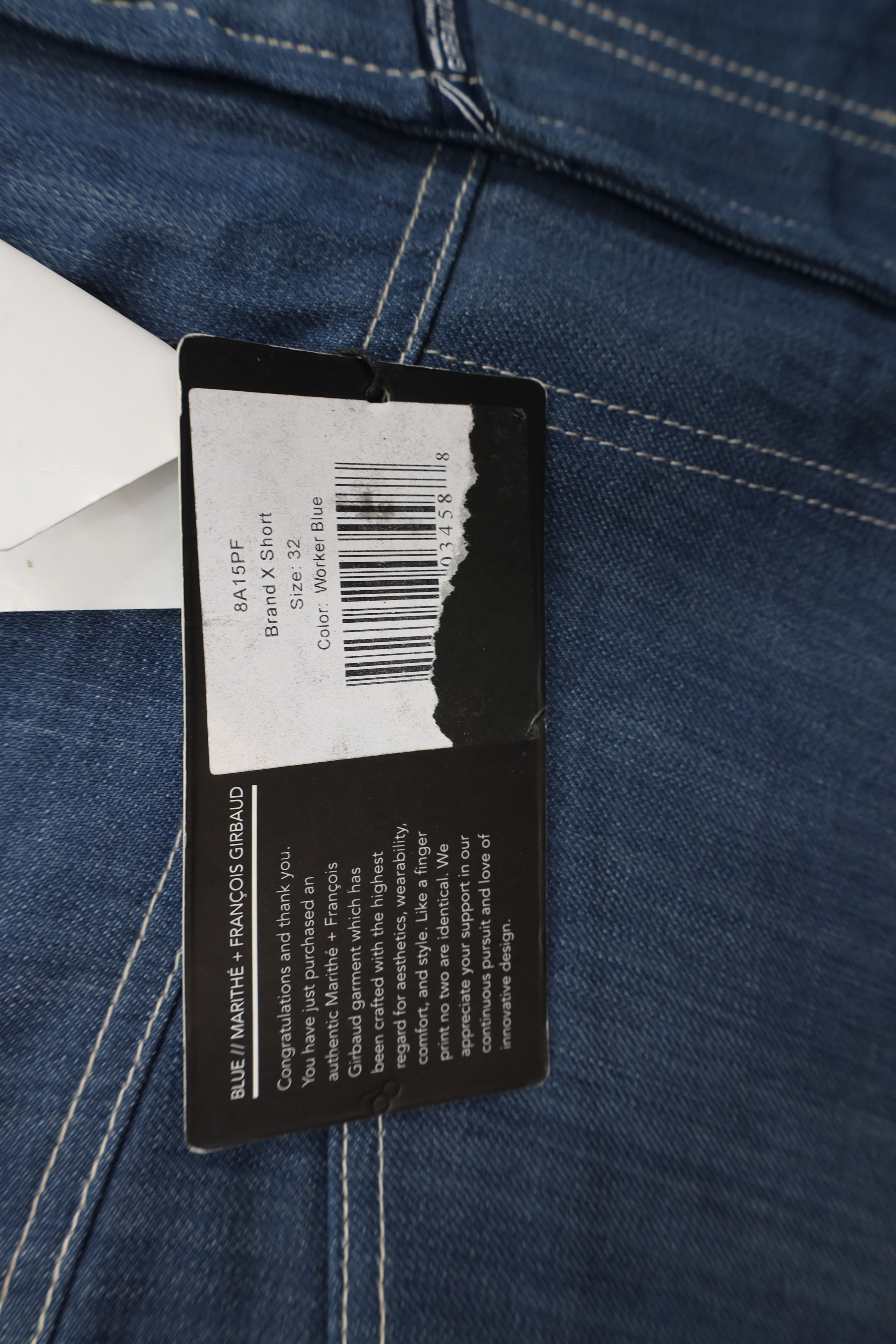 Marithe + Francois Girbaud × Vintage Deadstock Vintage 90s Marithe Francois Girbaud Jean Shorts Size US 32 / EU 48 - 8 Thumbnail