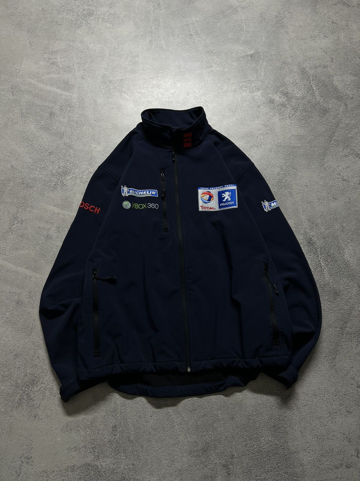 Formula 1 × Vintage Vintage Peugeot Sport Formula One Racing Soft Shell Jacket Size US L / EU 52-54 / 3 - 1 Thumbnail