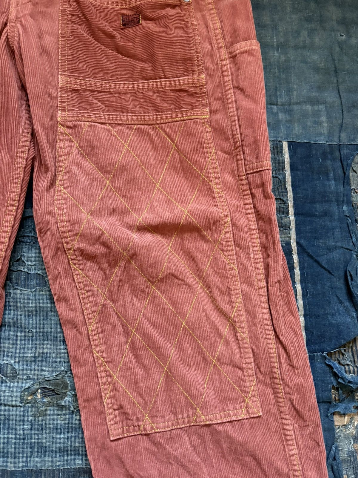 Kapital KAPITAL corduroy Double Knee Lumber Pants m Size US 32 / EU 48 - 6 Thumbnail