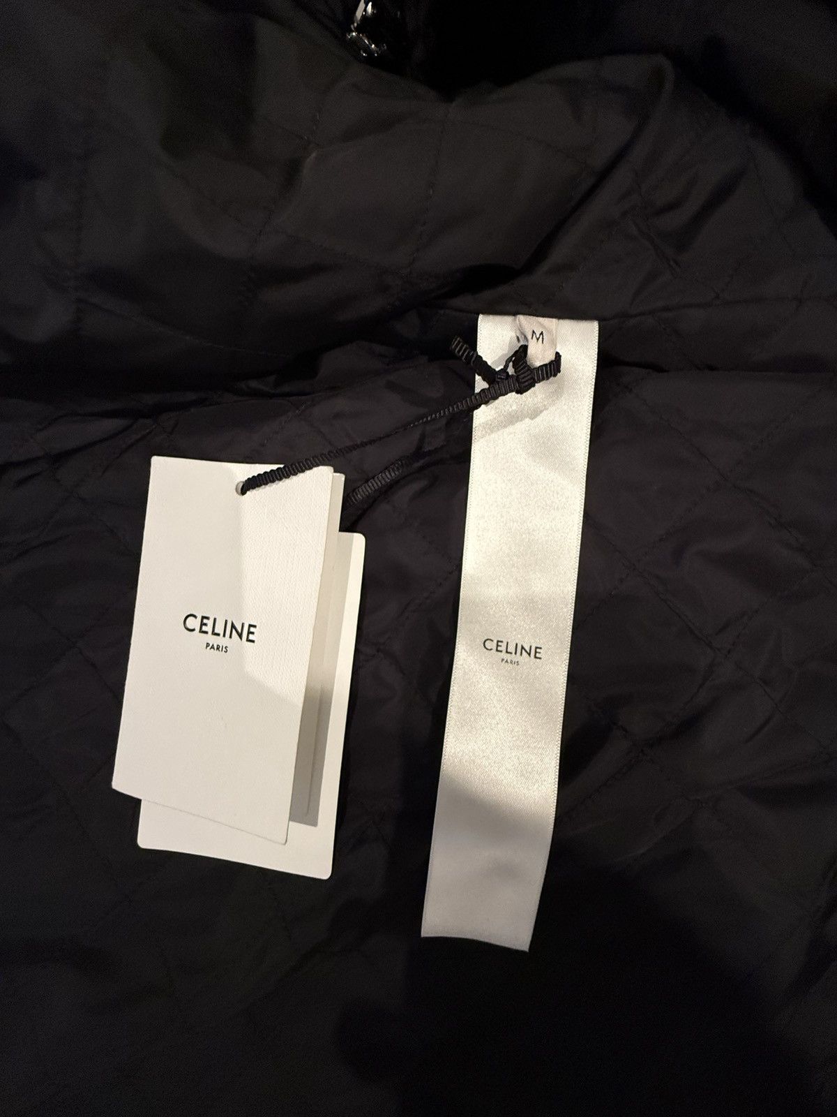 Celine $2.35k 🤑 FW24 Celine logo black fleece jacket Hedi grail M Size US M / EU 48-50 / 2 - 23 Thumbnail