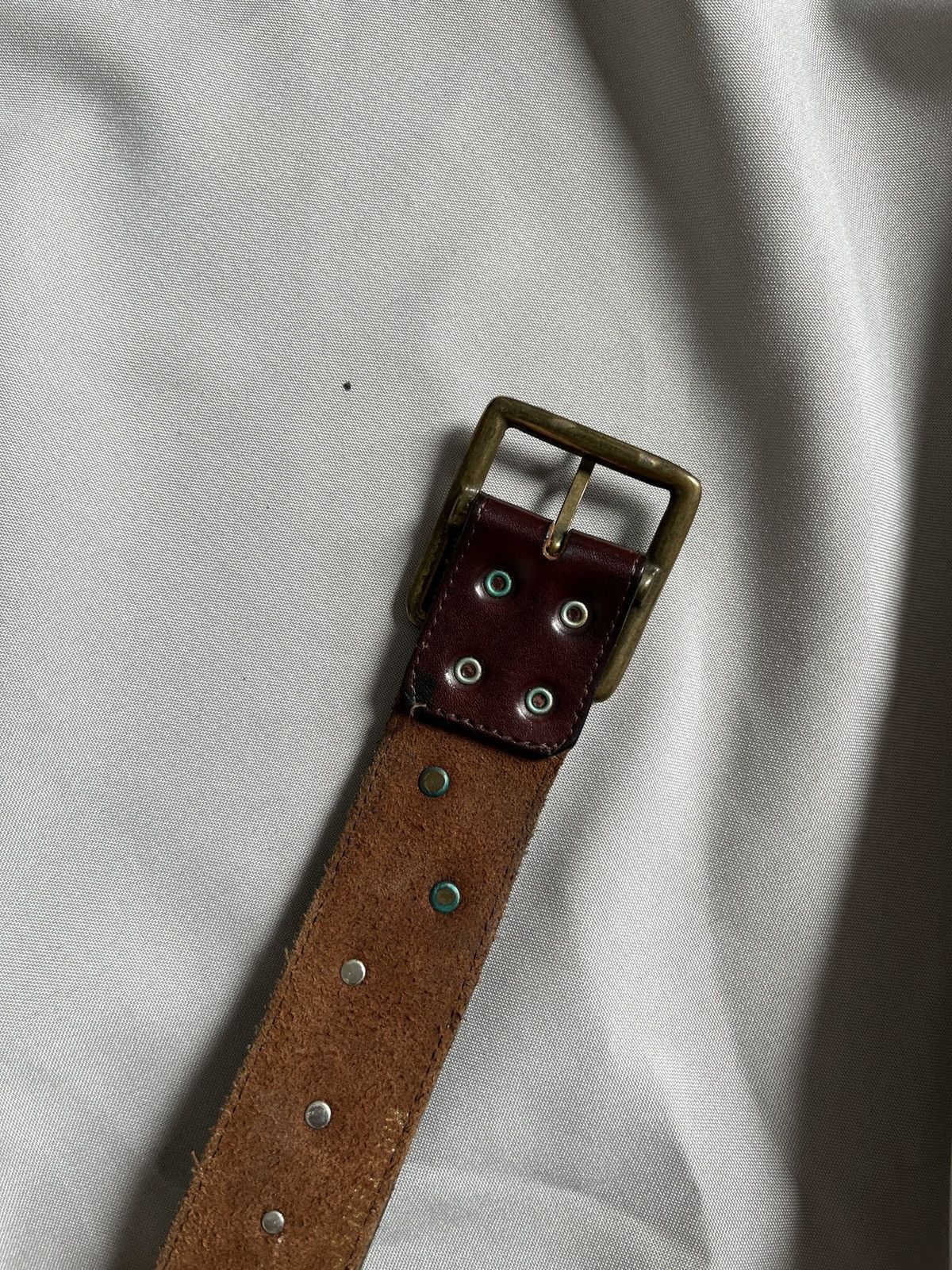 Cowboy Equipment Avant Garde Coins and Badges Leather Belt Size ONE SIZE - 18 Thumbnail