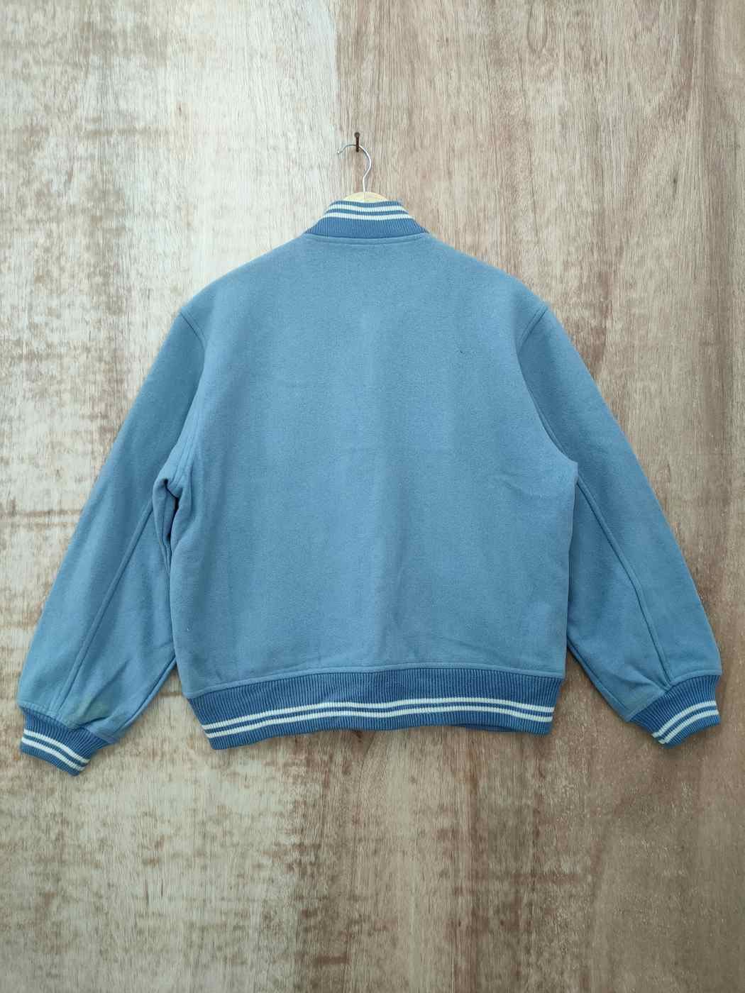Macbeth MacBeth light blue wool varsity vintage jacket #4098DLAL Size US L / EU 52-54 / 3 - 8 Thumbnail