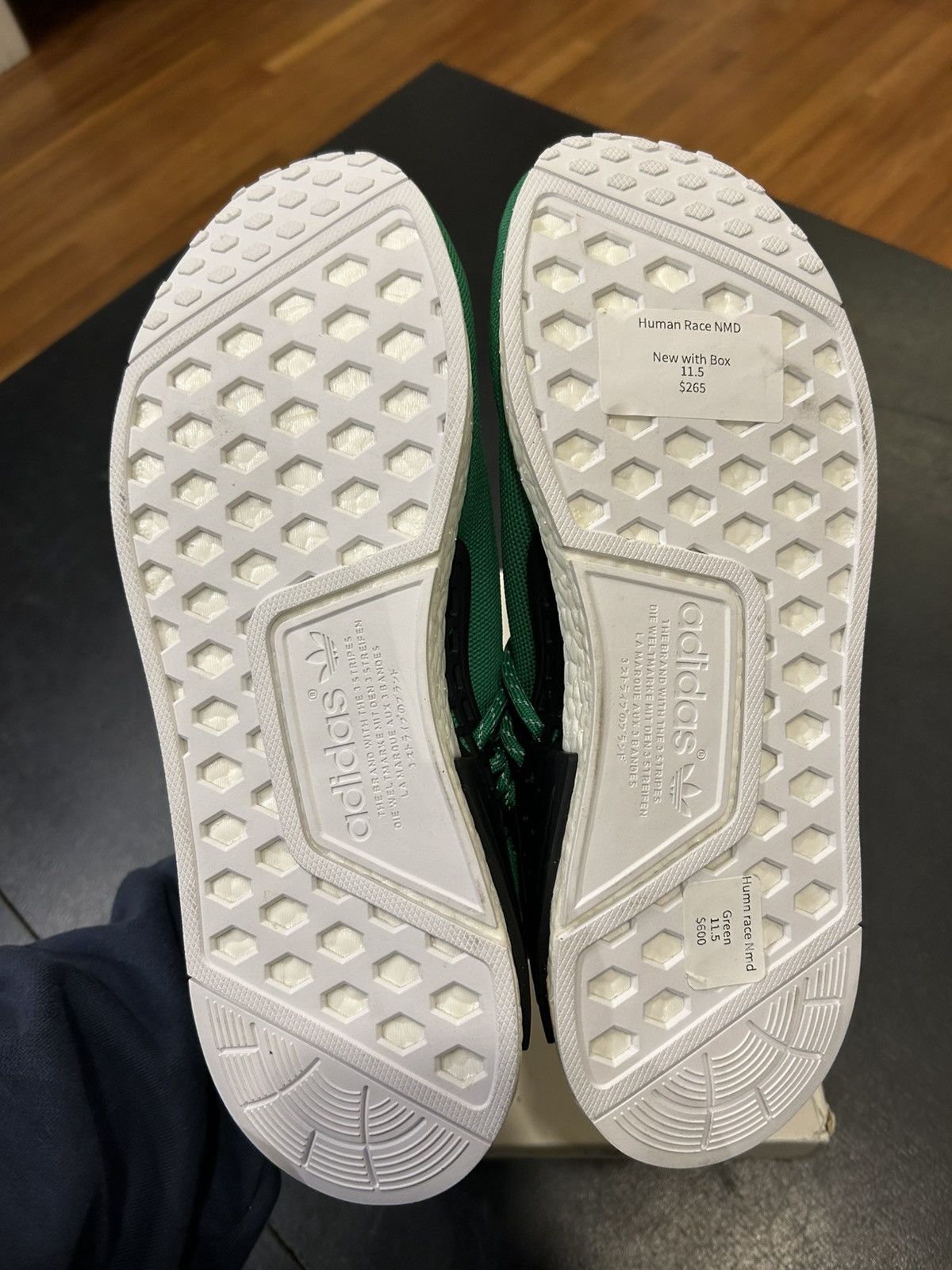 Adidas Adidas Pharrell Hu NMD Green Size US 11.5 / EU 44-45 - 5 Thumbnail