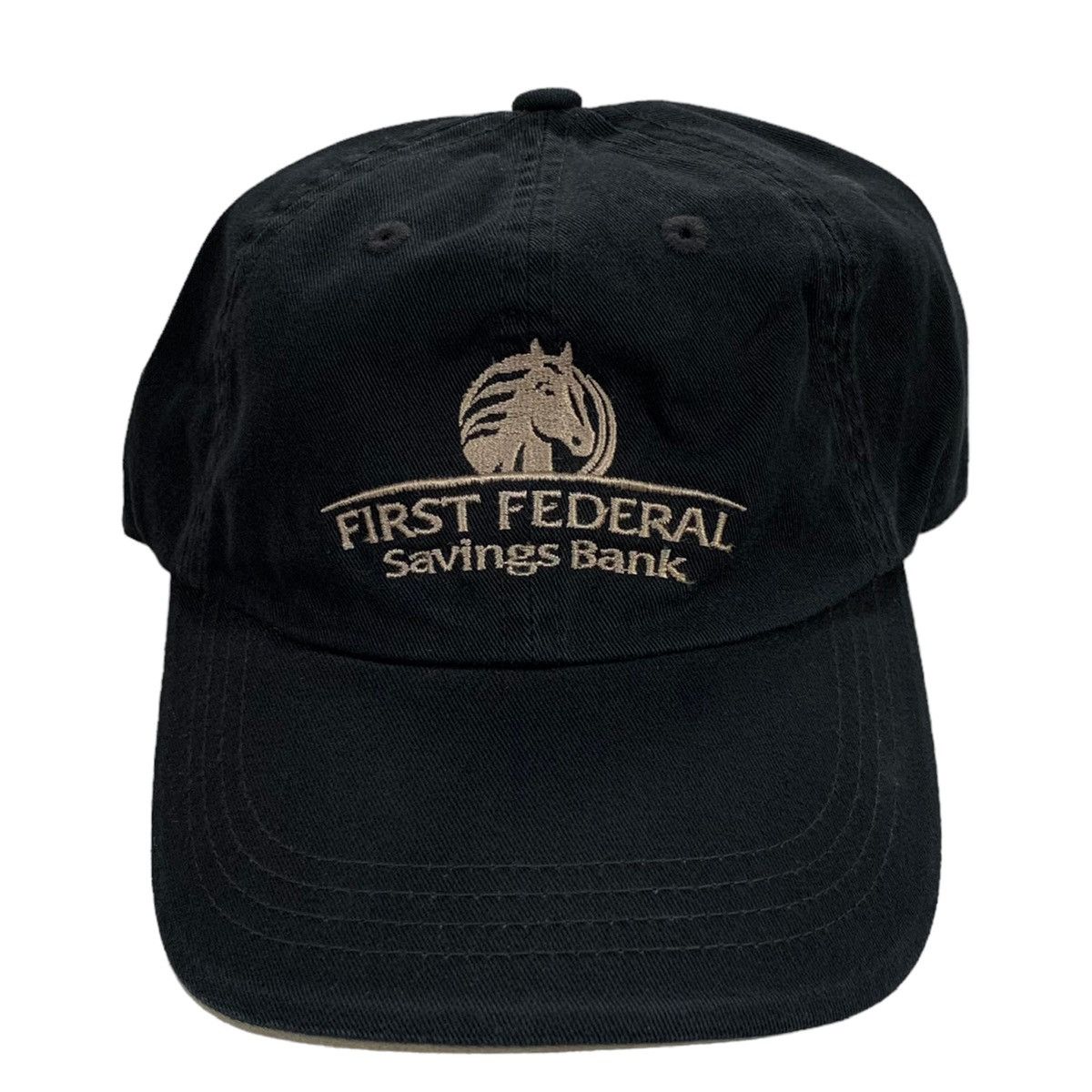 Vintage VTG First Federal Saving Bank Sheridan Wyoming Strapback Hat Size ONE SIZE - 1 Thumbnail