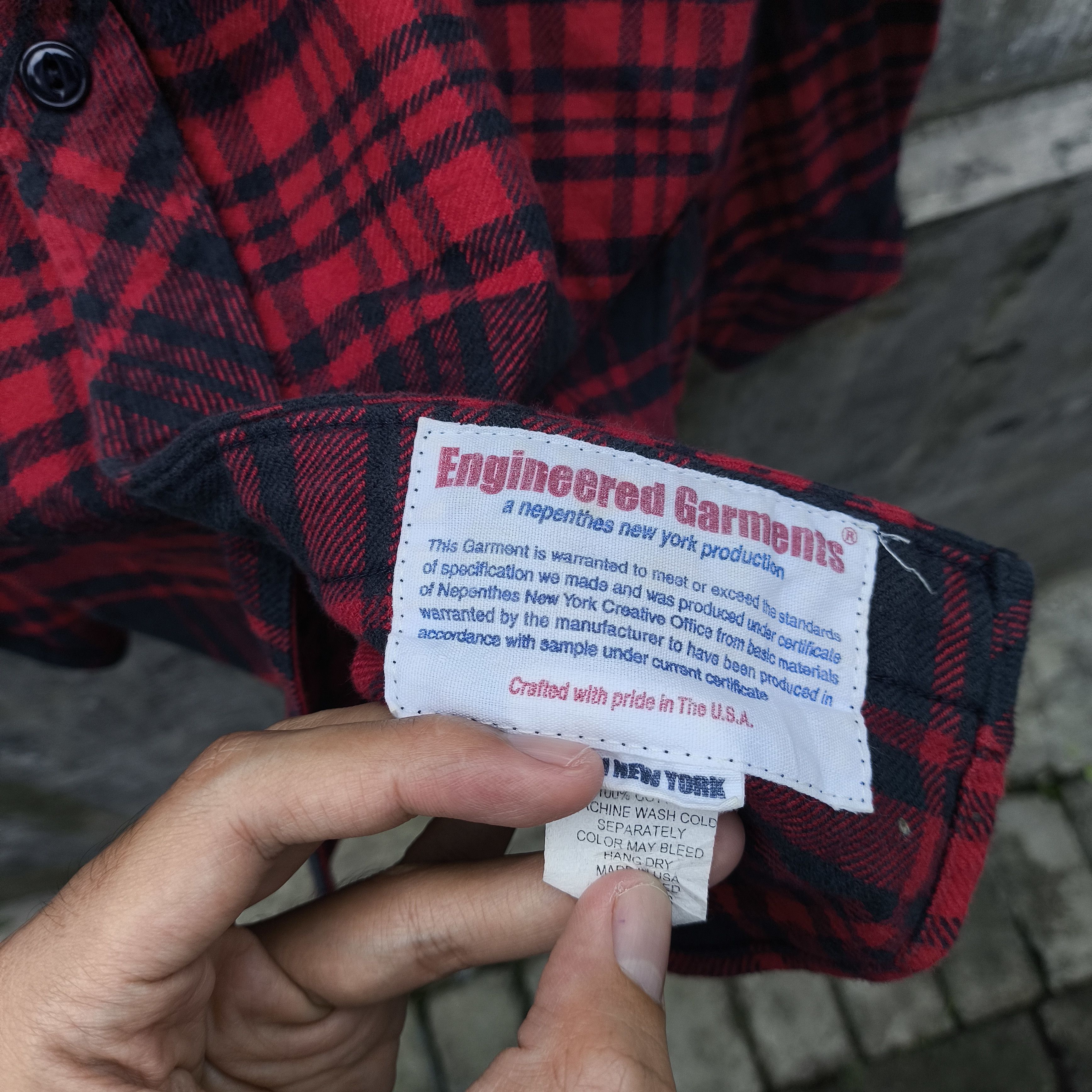 Engineered Garments Engineered garments x needles x nepenthes flanel shirt Size US S / EU 44-46 / 1 - 6 Thumbnail