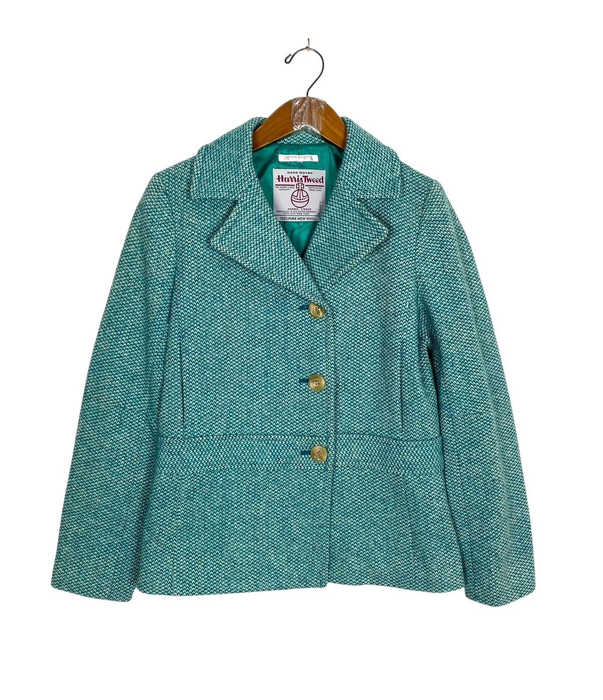 Harris Tweed Rare‼️Harris Tweed Wool Coat Size S / US 4 / IT 40 - 1 Thumbnail