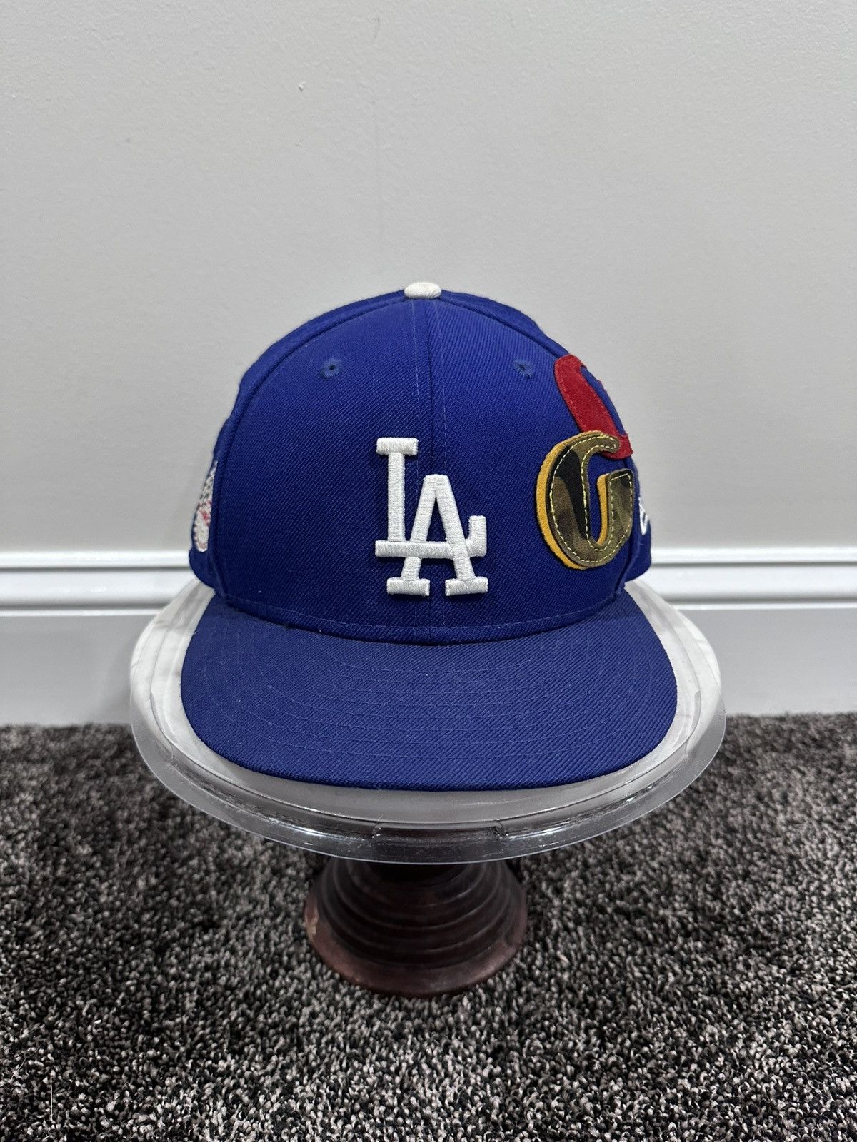 Gallery Dept. Gallery Dept Los Angeles LA Dodgers Blue G Patch Fitted Hat Size ONE SIZE - 1 Thumbnail