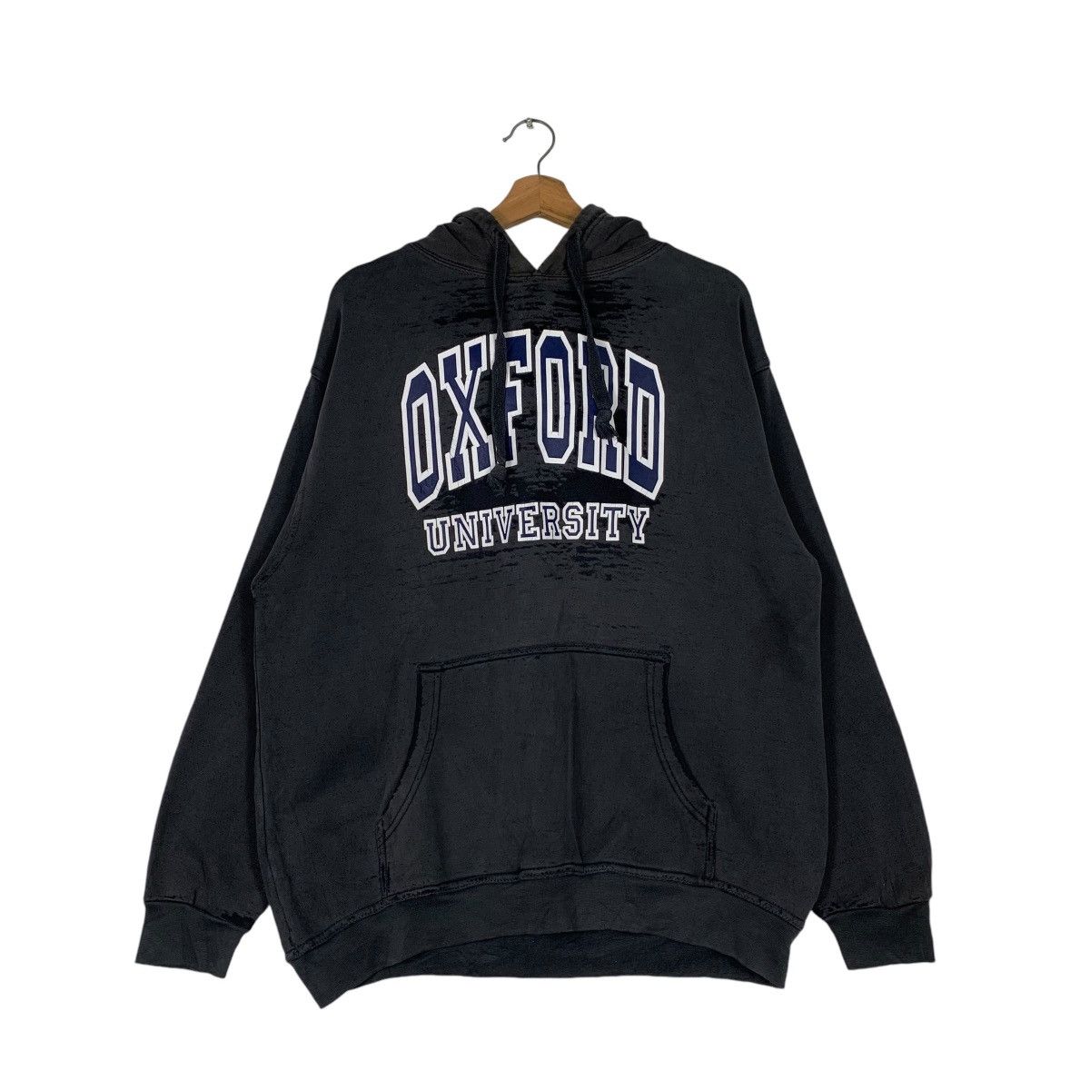 Japanese Brand OXFORD UNIVERSITY Big Logo Pullover Hoodies #1200-C55 Size US L / EU 52-54 / 3 - 10 Thumbnail