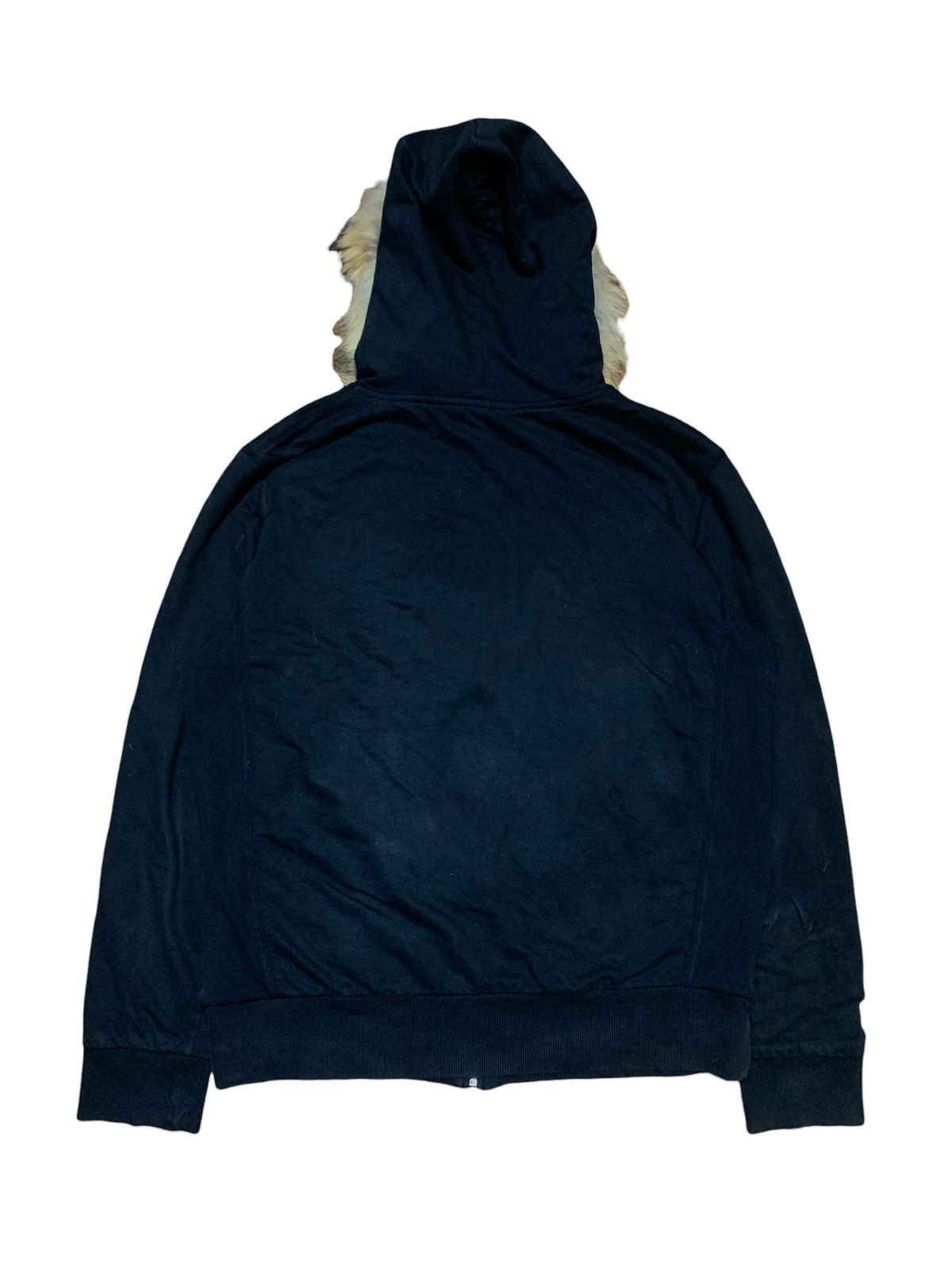 Japanese Brand × Vintage Y2k ugiz conqust reversible prisoner stripe fur hoodie Size US L / EU 52-54 / 3 - 12 Thumbnail