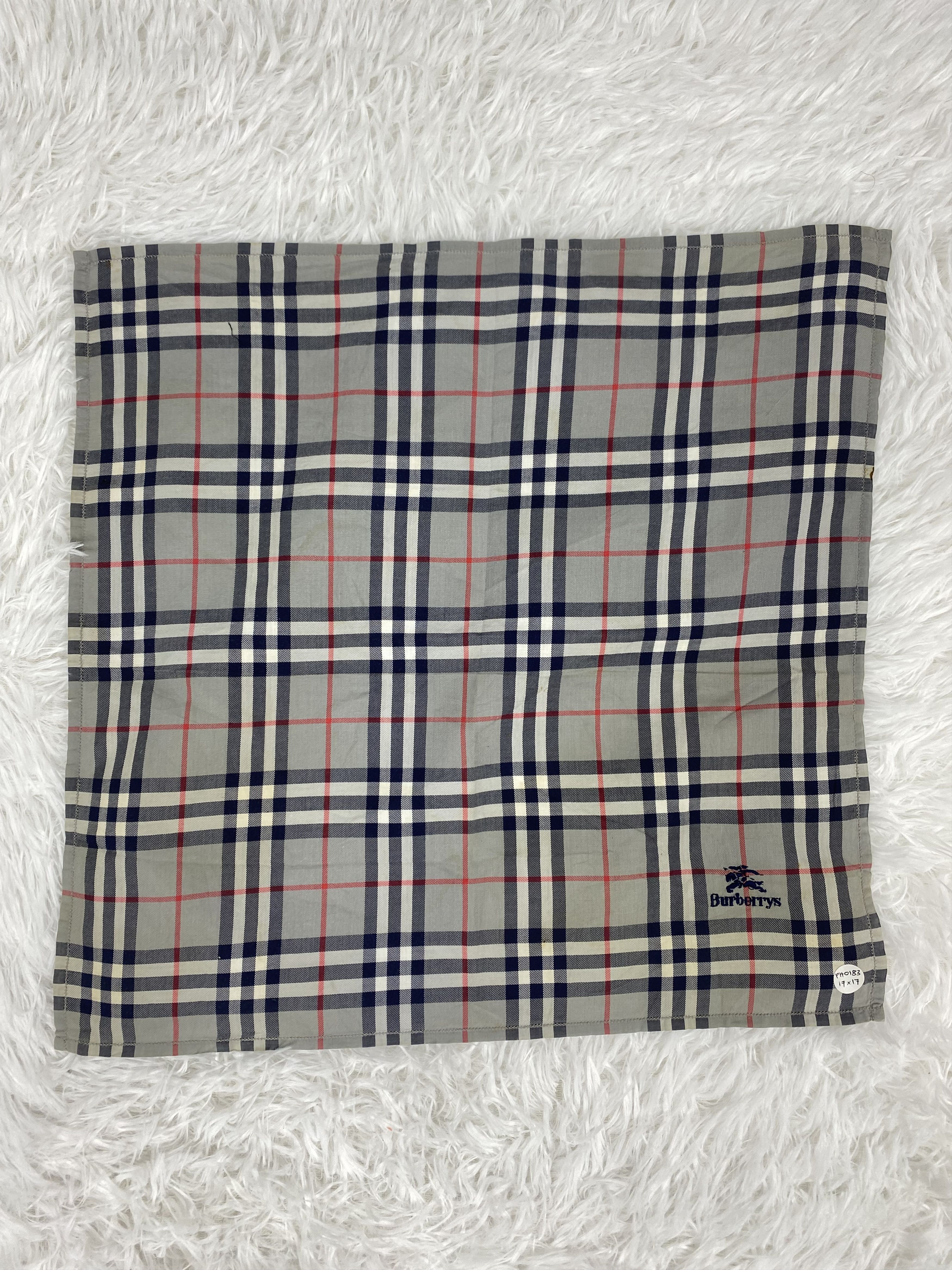Burberry × Vintage Vintage Burberry Handkerchief Neckerchief PH0183 Size ONE SIZE - 3 Thumbnail