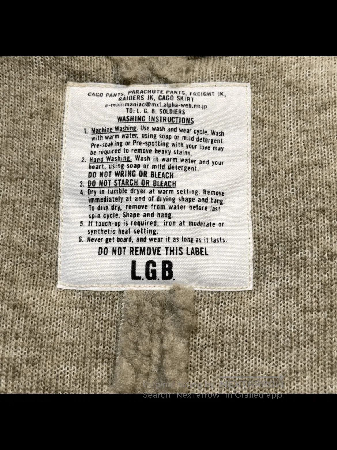 Le Grande Bleu (L.G.B.) One Size LGB Flleece Vest. Size US S / EU 44-46 / 1 - 6 Thumbnail
