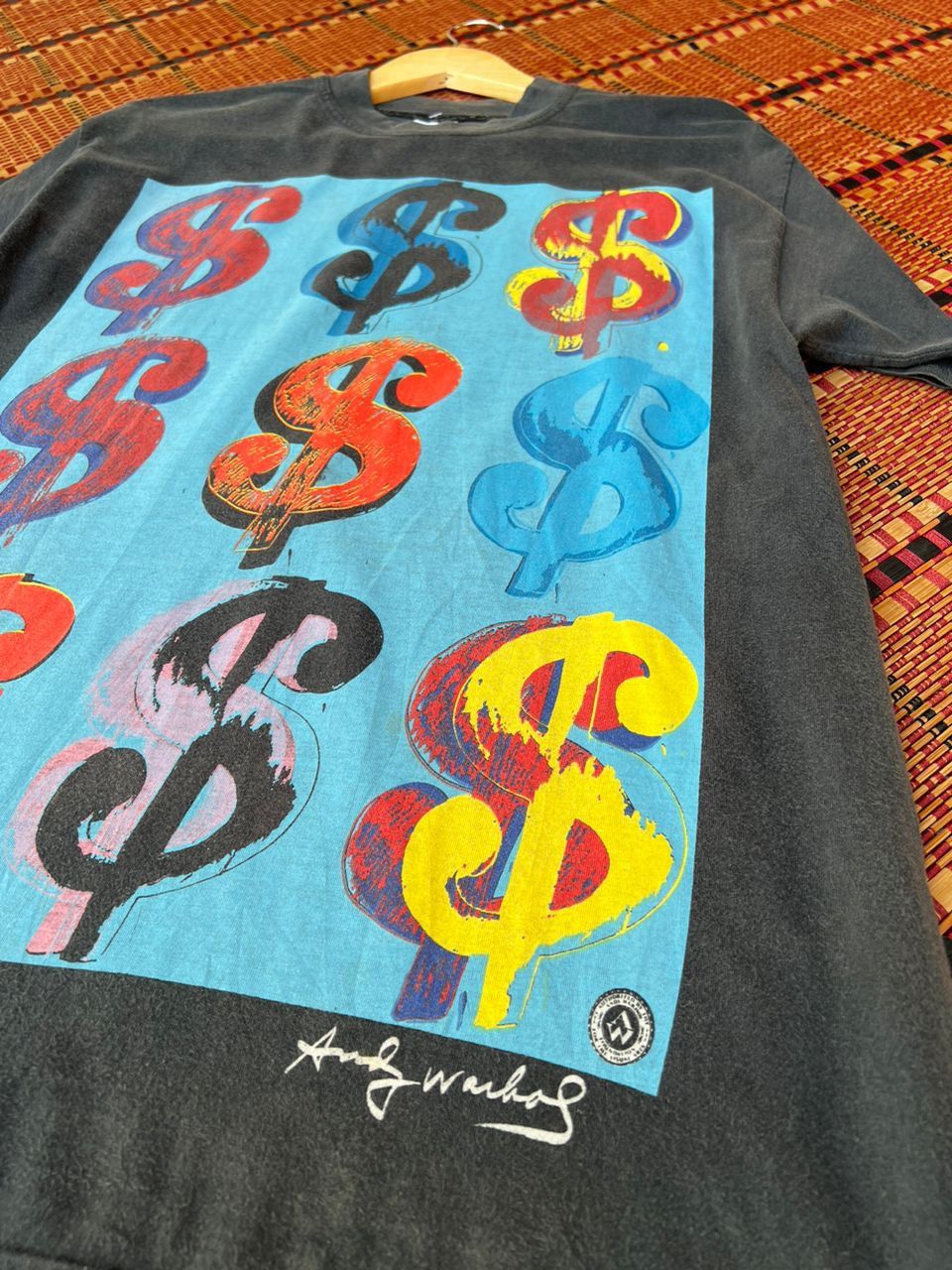 Andy Warhol × Vintage Vintage 1993 Andy Warhol Dollars Tee Pop Art Size US M / EU 48-50 / 2 - 10 Thumbnail