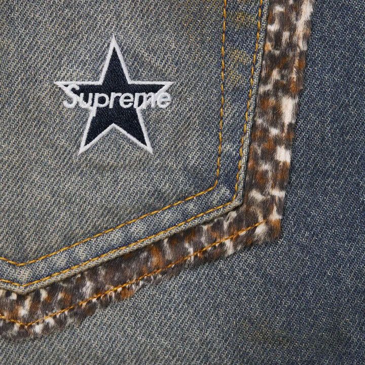 Supreme Supreme Faux Fur Loose Fit Jean Size US 30 / EU 46 - 3 Thumbnail