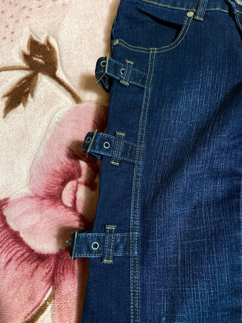 Japanese Brand Y2k rick owen style custom denim distressed baggy jeans Size US 28 / EU 44 - 19 Thumbnail