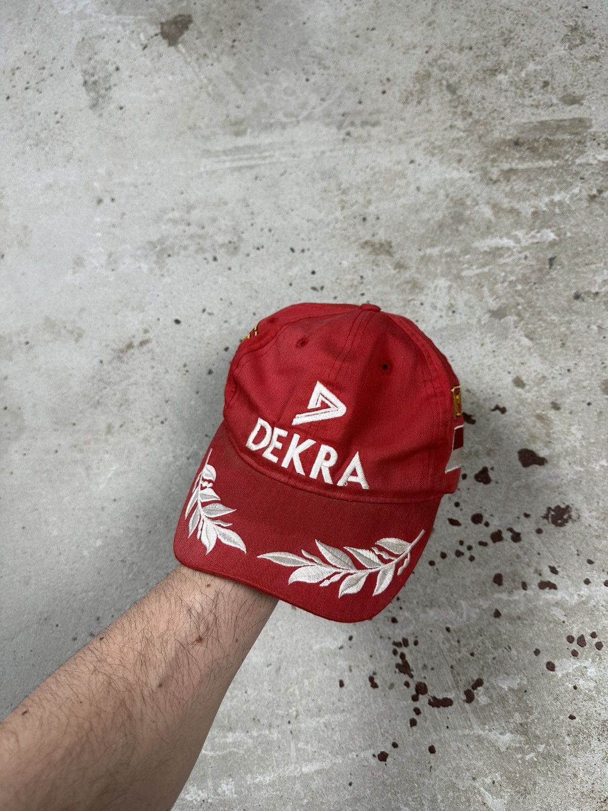 Ferrari × Vintage Vintage 90s Ferrari Dekra Schumacher Racing Hat Size ONE SIZE - 2 Thumbnail