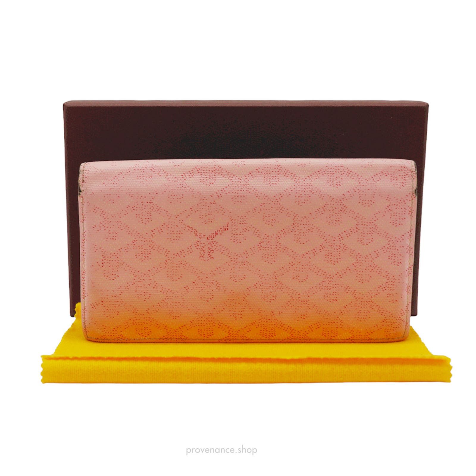 image of Goyard Richelieu Long Wallet - Pink Goyardine, Men's