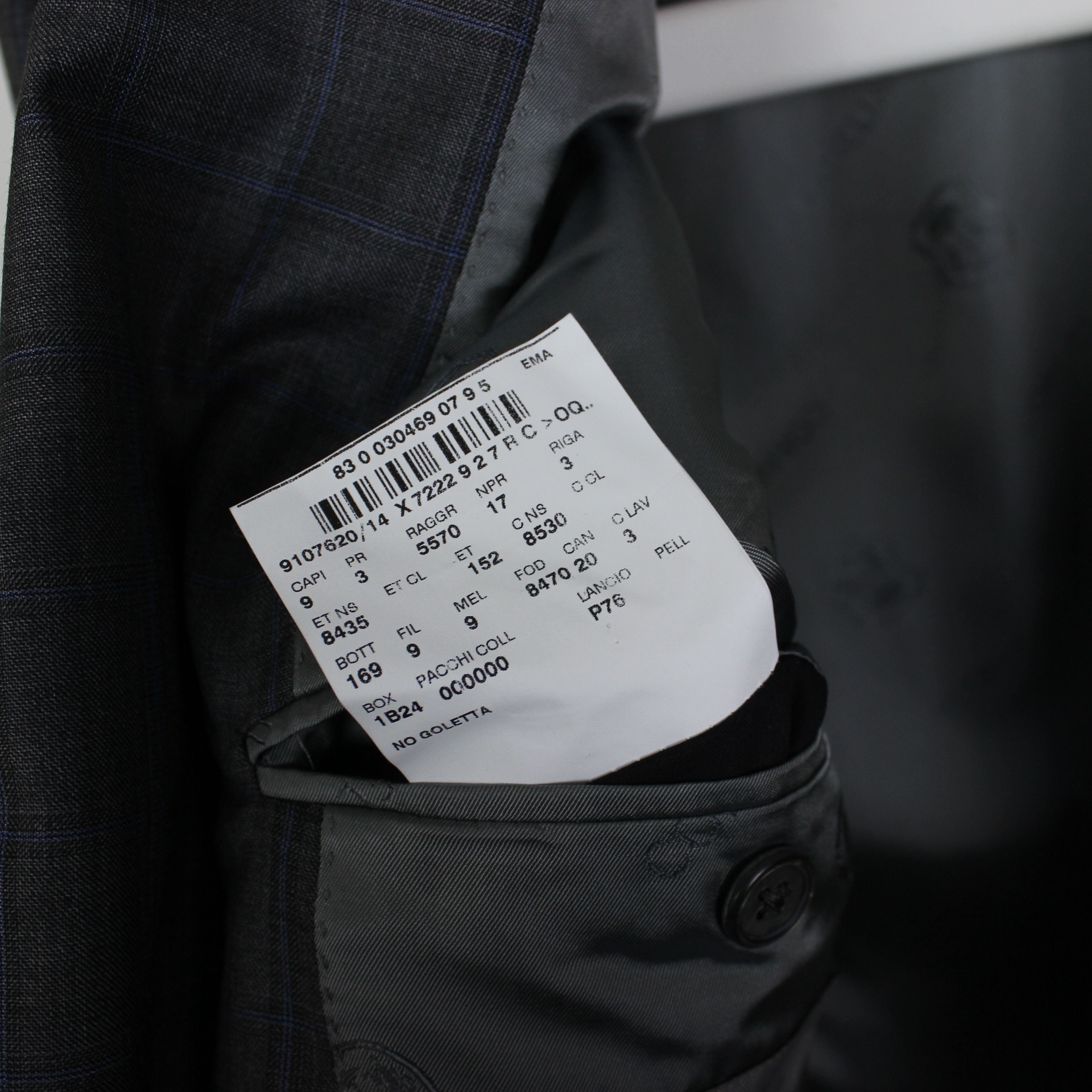 Corneliani Corneliani blazer men wool L XL gray Size 46R - 11 Thumbnail