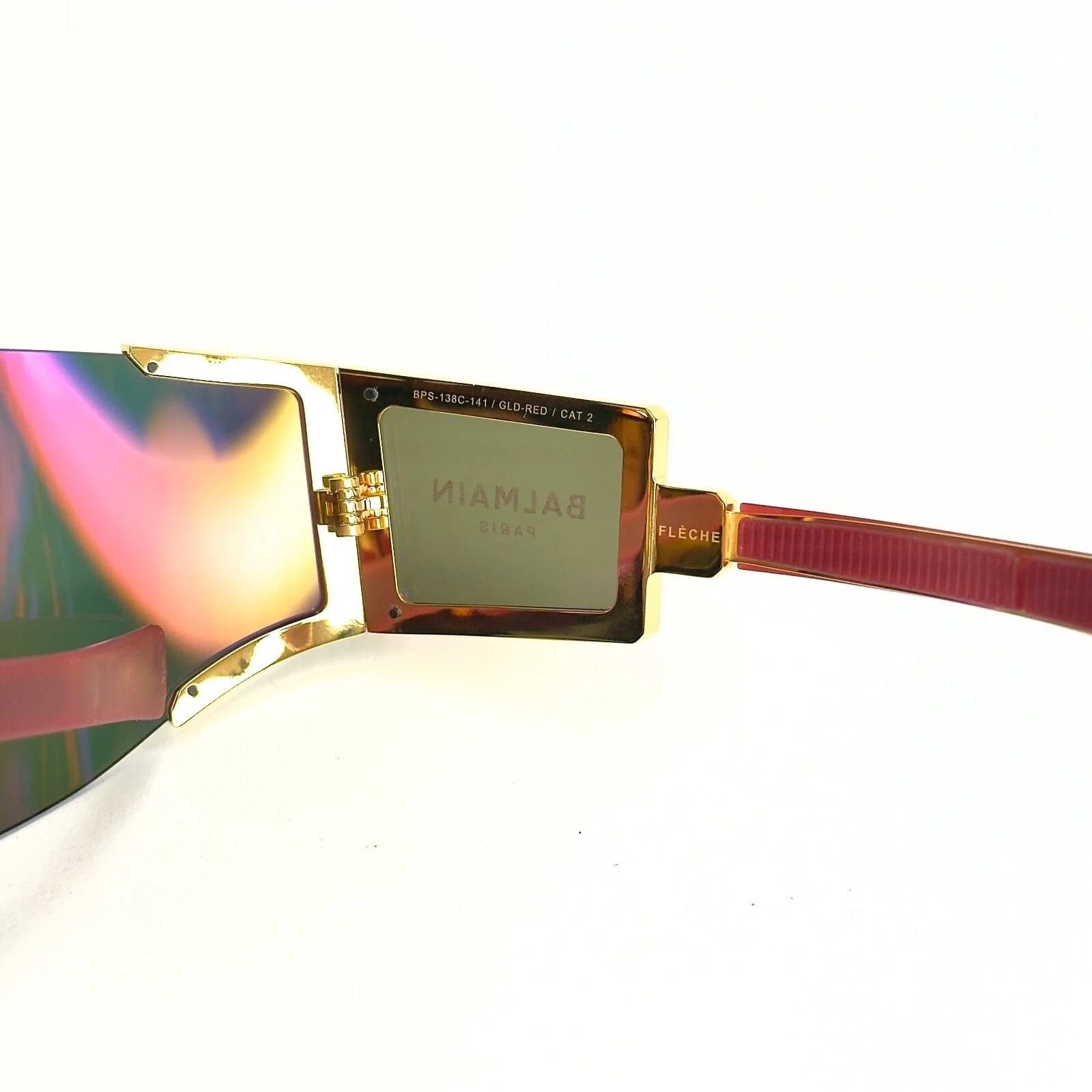 Balmain BALMAIN FLECHE BY AKONI BPS138 Titanium BPS 138C Sunglasses Size ONE SIZE - 3 Thumbnail