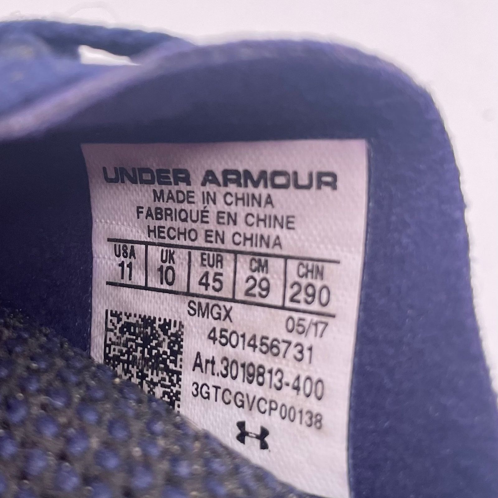 Under Armour Under Armour Threadborne Shift Heathered Blue Shoes Mens 11 Size US 11 / EU 44 - 9 Thumbnail