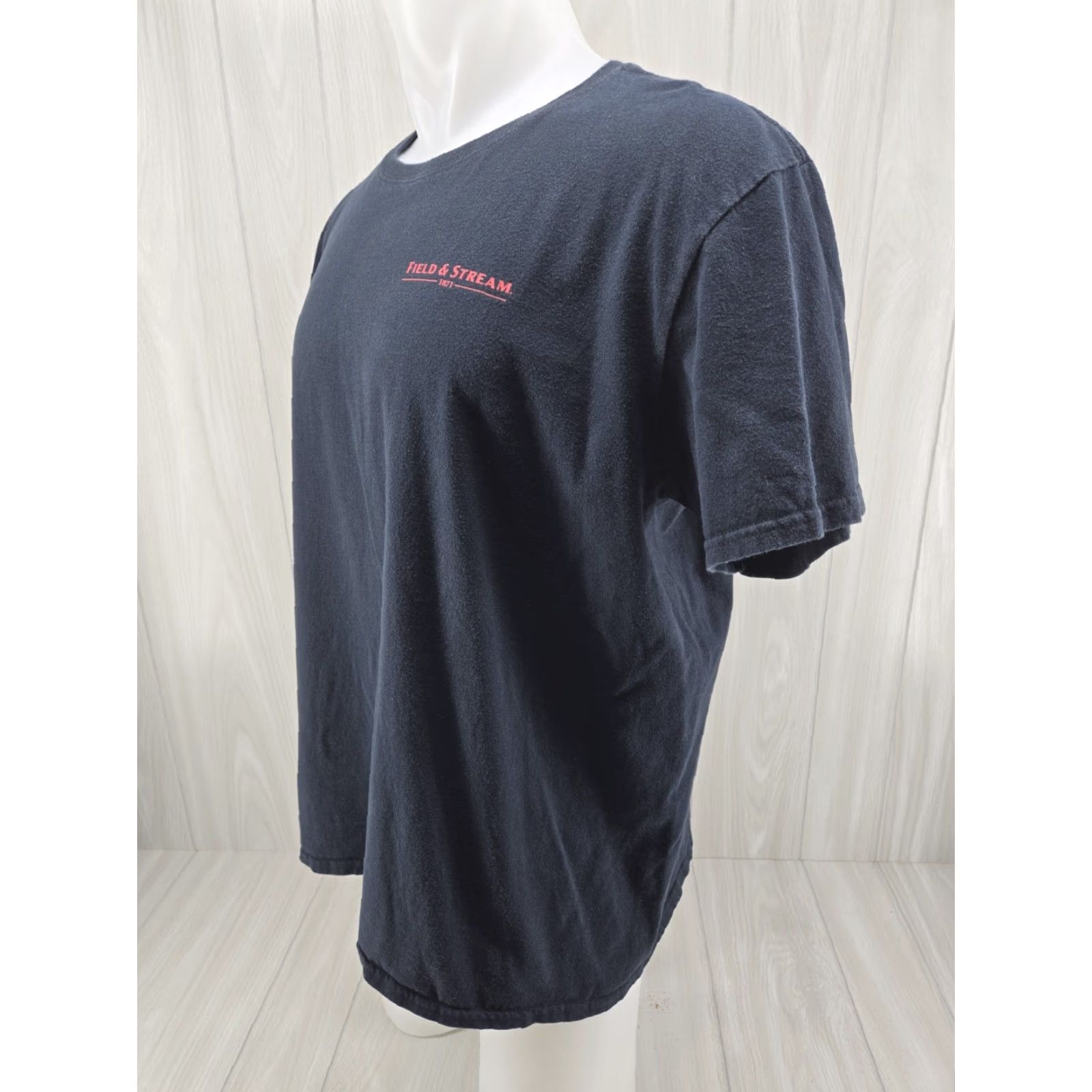 Vintage Field & Stream Fishing Mens XL Black Short Sleeve T Shirt Tackle Junkee Size US XL / EU 56 / 4 - 4 Thumbnail