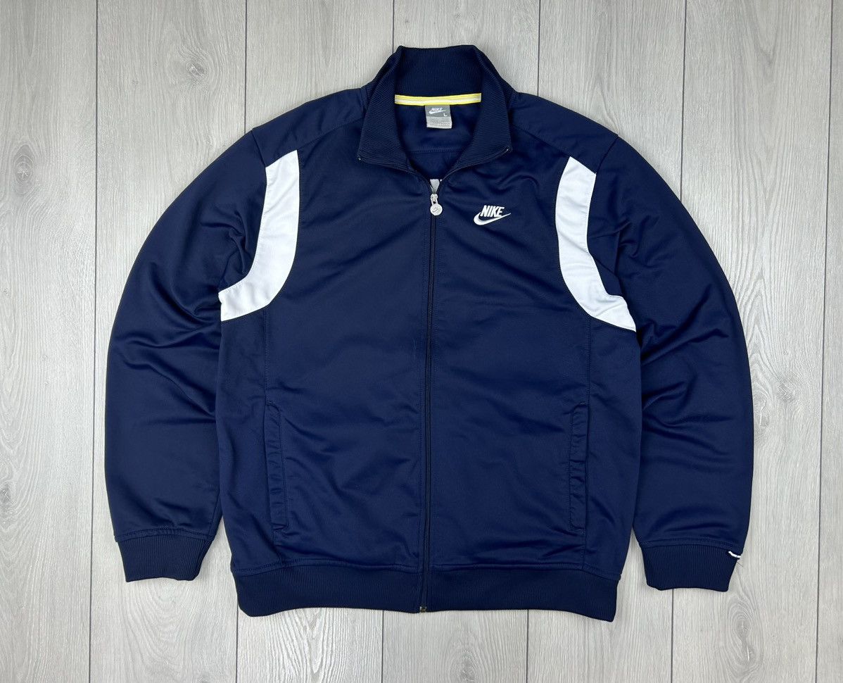 Nike × Vintage Nike Vintage Track Jacket size L big logo Size US L / EU 52-54 / 3 - 1 Thumbnail
