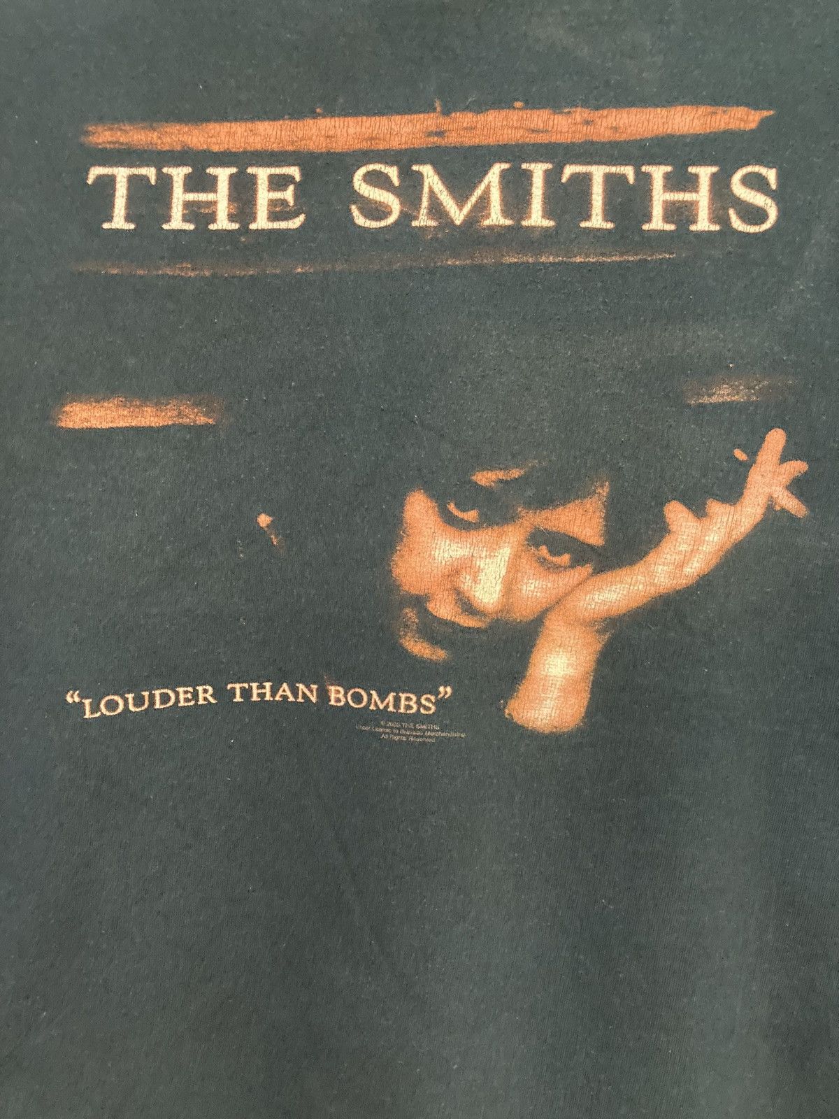 image of Vintage The Smiths 2005 “Louder Than Bombs” T Shirt Size M in Black, Men's