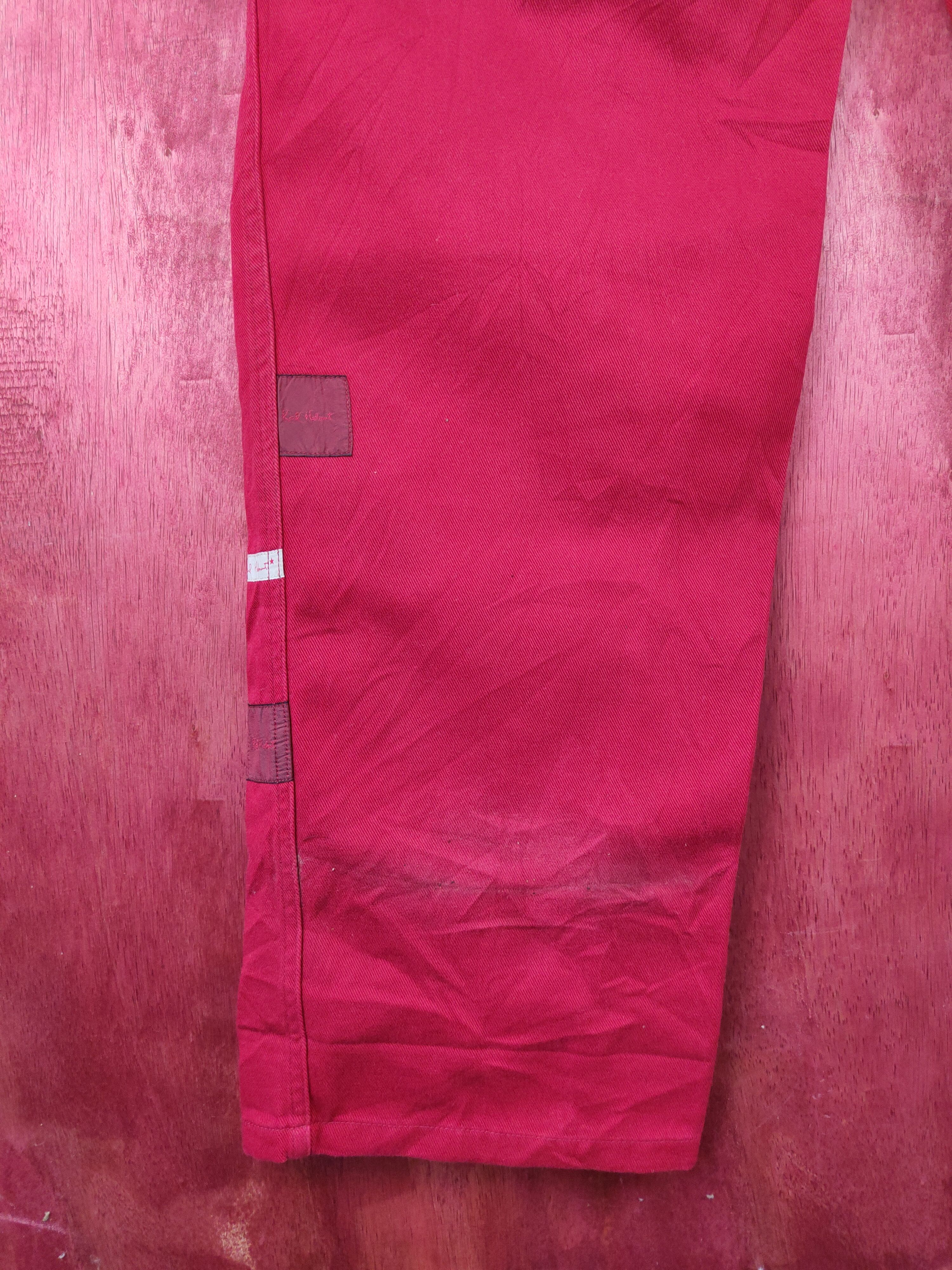 Japanese Brand Karl Helmut Red Multipocket Soft Denim #S1323 Size US 34 / EU 50 - 12 Thumbnail