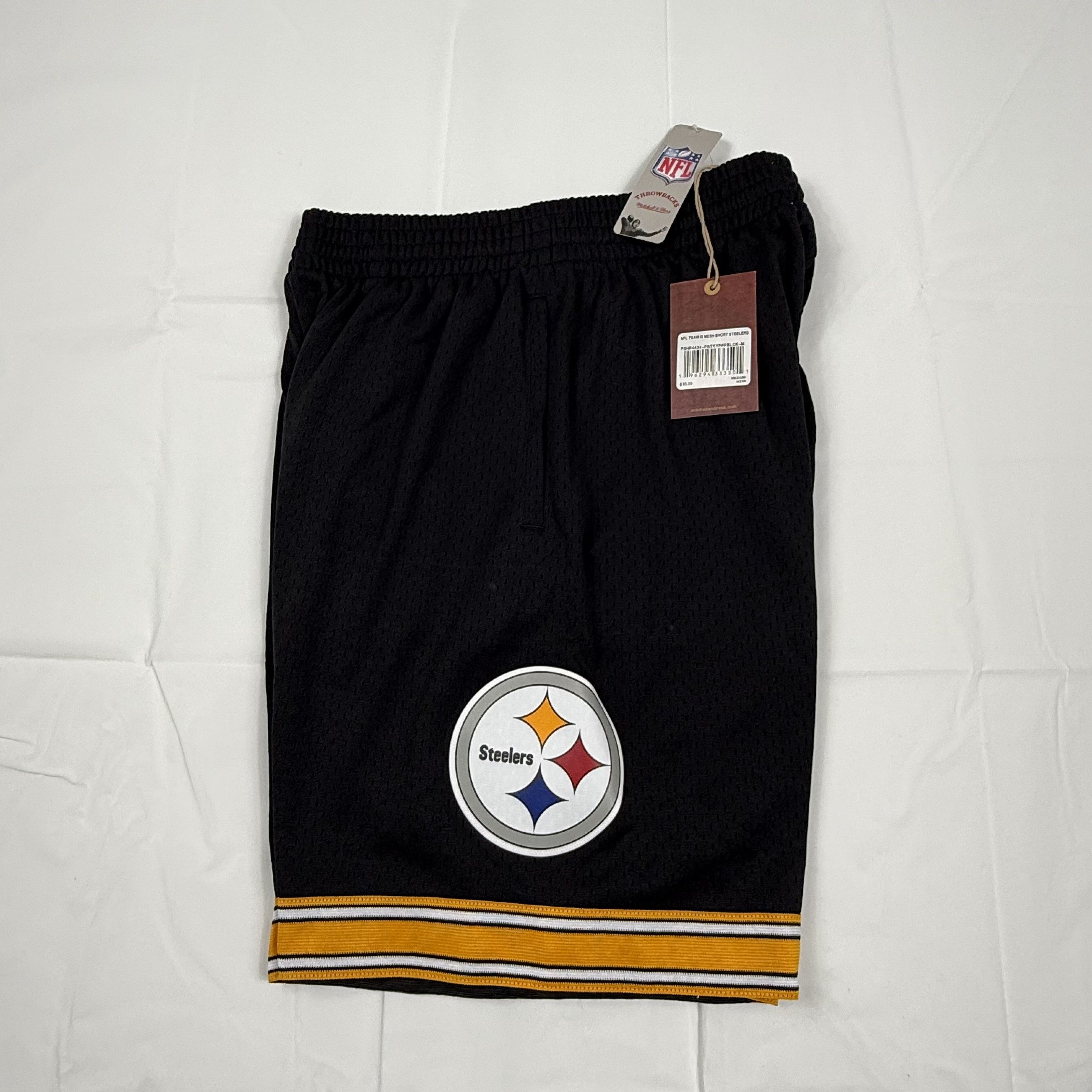 Mitchell & Ness Mitchell & Ness Pittsburgh Steelers NFL Mesh Shorts Size US 32 / EU 48 - 2 Thumbnail