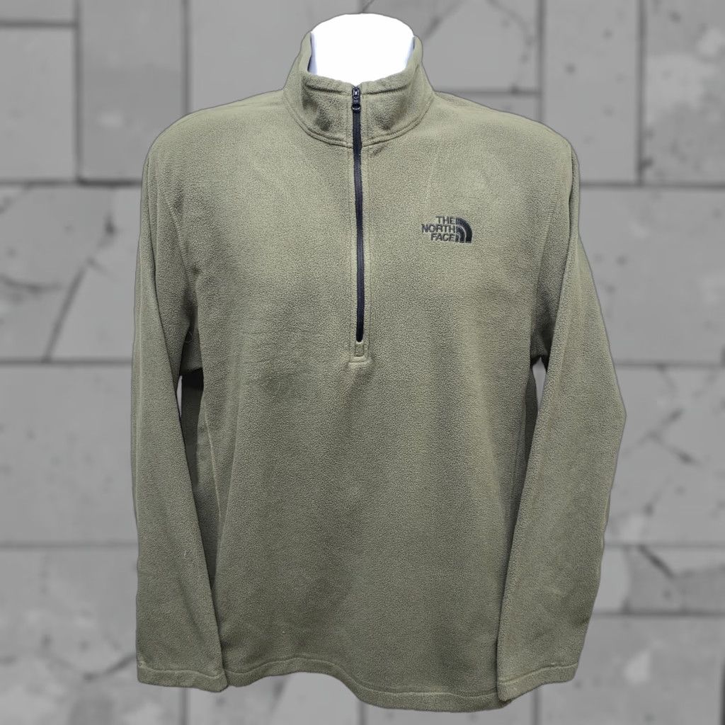 The North Face The North Face Mens Gray Fleece 1/2 Zip Pullover Jacket L Regular Size Gray Mens jacket 1/2 Zip Size US L / EU 52-54 / 3 - 1 Thumbnail