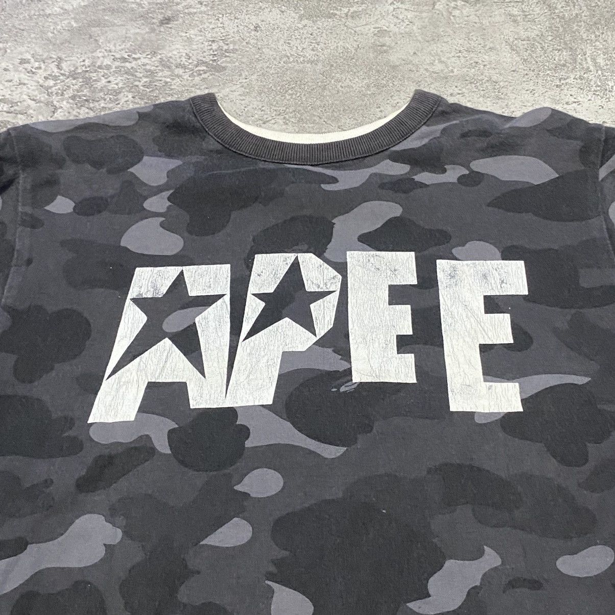 Bape APEE Reversible Camo Long Sleeve Tshirt Size S / US 4 / IT 40 - 4 Thumbnail