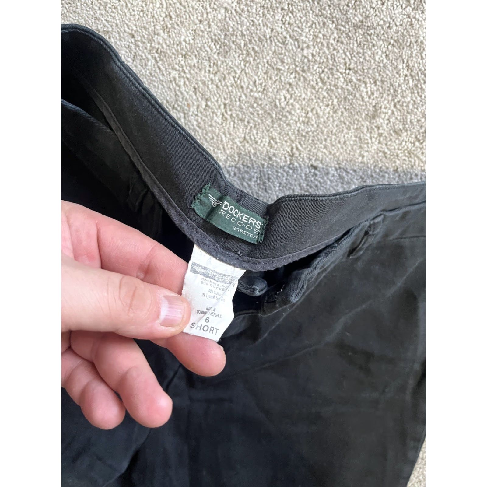 Dockers DOCKERS Recode Stretch Pants Womens Size 6 Short Black Womens Size 28" / US 6 / IT 42 - 5 Thumbnail