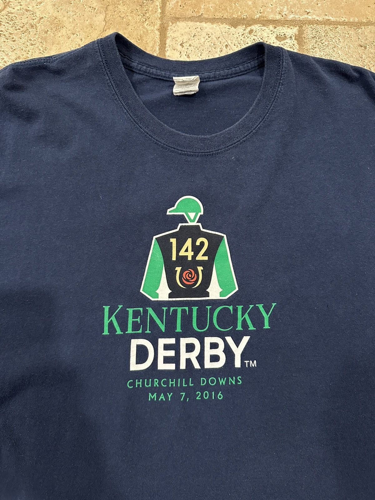 Gildan × Vintage Vintage Kentucky Derby 2016 Churchill Downs Race T-Shirt Size US XL / EU 56 / 4 - 4 Thumbnail