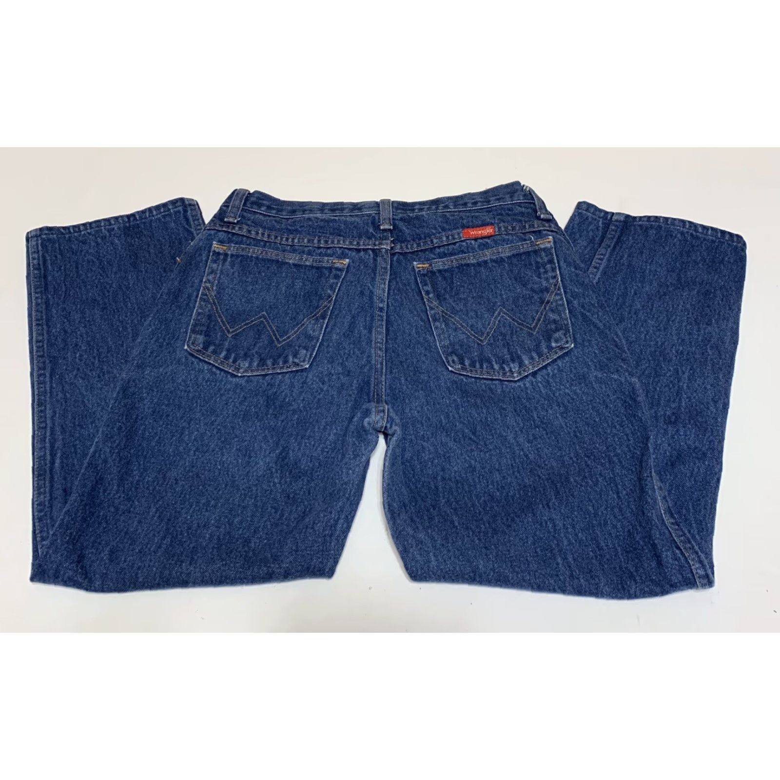 Wrangler VINTAGE Wrangler Jeans 915PW Mens Regular Fit Blue Denim 29x25 Jeans Mens 1980s Blue Denim 915PW Mens Regular Fit Jeans Size US 29 - 2 Thumbnail