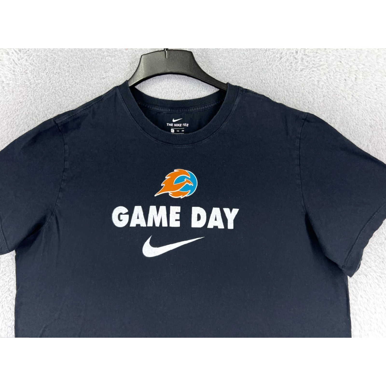 Nike VINTAGE Nike Shirt Adult 2XL Black Logo Crew Neck Short Sleeve Sports Retro Mens Size US XXL / EU 58 / 5 - 4 Thumbnail