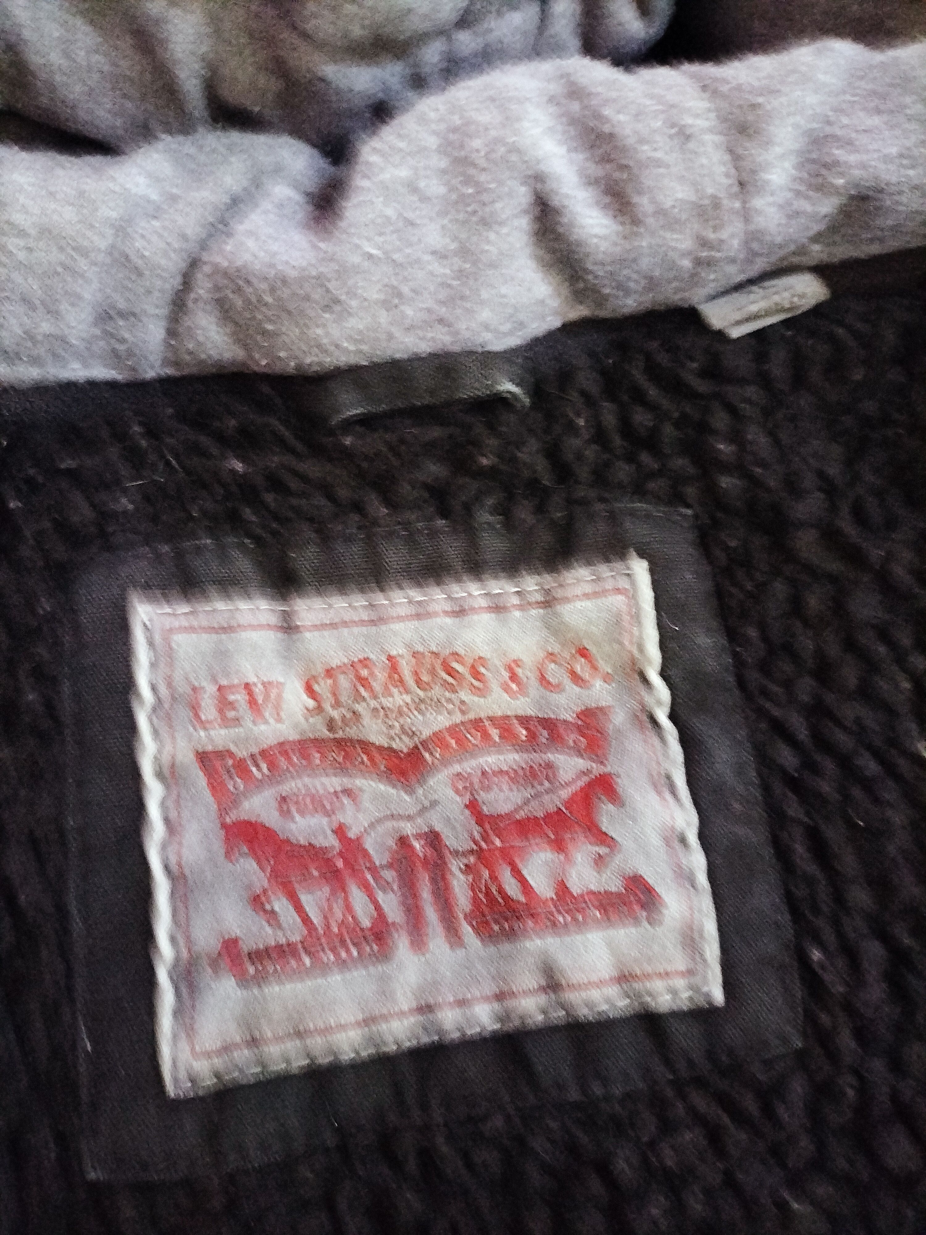 Levi's Vintage Levis Hoodie Jacket sherpa Duck Canvas pattern M65 Size US L / EU 52-54 / 3 - 5 Thumbnail