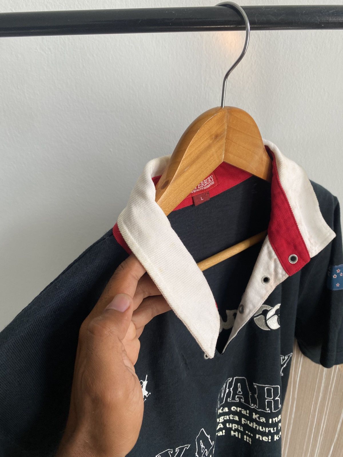 Canterbury of New Zealand Vintage FADED Canterbury New Zealand Spellout WarCry 🔥 Size US L / EU 52-54 / 3 - 12 Thumbnail