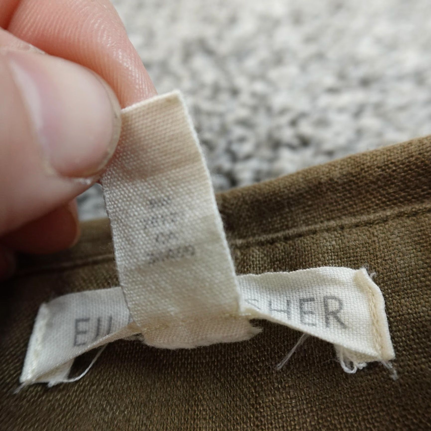 Eileen Fisher Eileen Fisher Blazer Womens S Green Linen Sport Coat Jacket Lightweight Preppy S Green Size S / US 4 / IT 40 - 5 Thumbnail