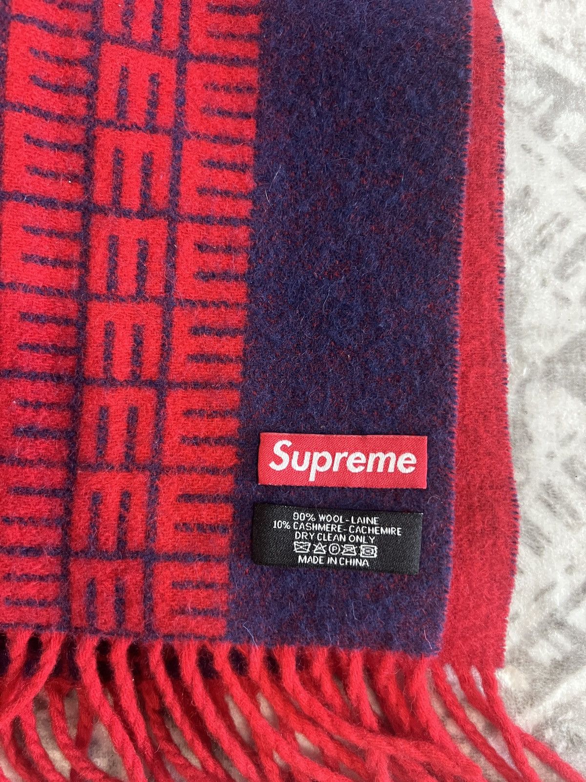 Supreme Supreme wool/cashmere scarf Size ONE SIZE - 2 Thumbnail