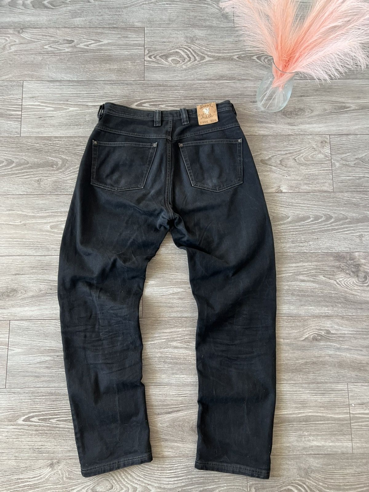 Diesel ‼️Vintage Diesel IND Ladder Baggy Black Denim Jeans‼️ Size US 33 - 4 Thumbnail
