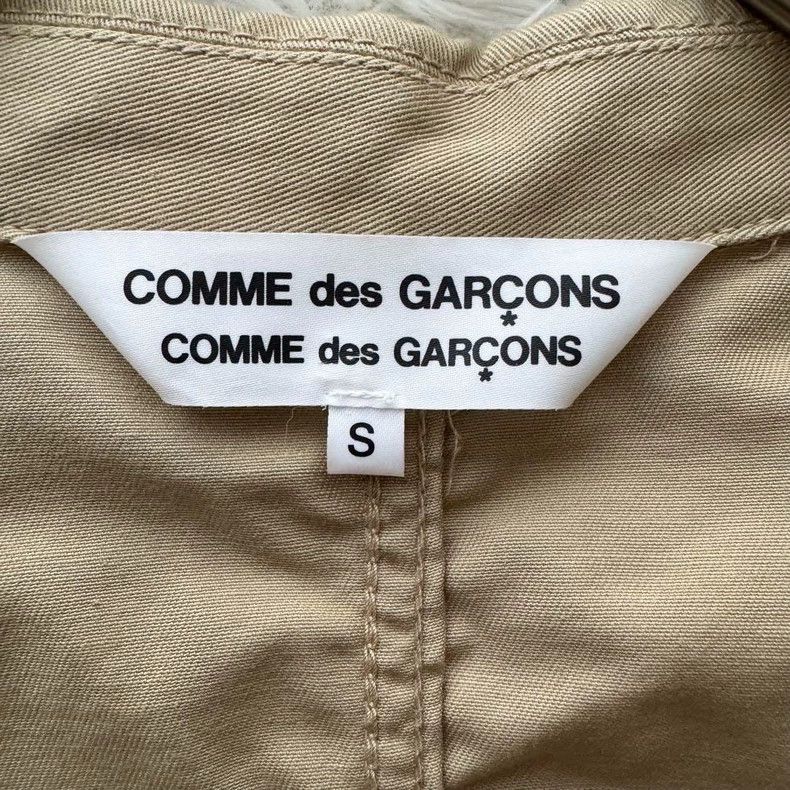 Comme des Garcons Comme des Garcons Beige round neck cotton coat Size S / US 4 / IT 40 - 7 Thumbnail