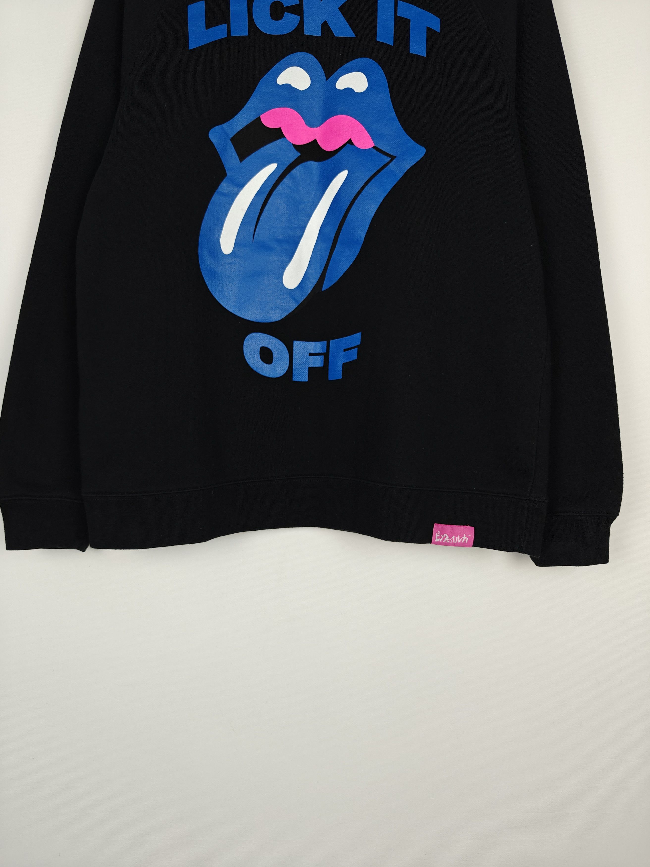 Pink Dolphin Pink Dolphin Sweatshirt Crewneck Lick It Black size M Size US M / EU 48-50 / 2 - 3 Thumbnail