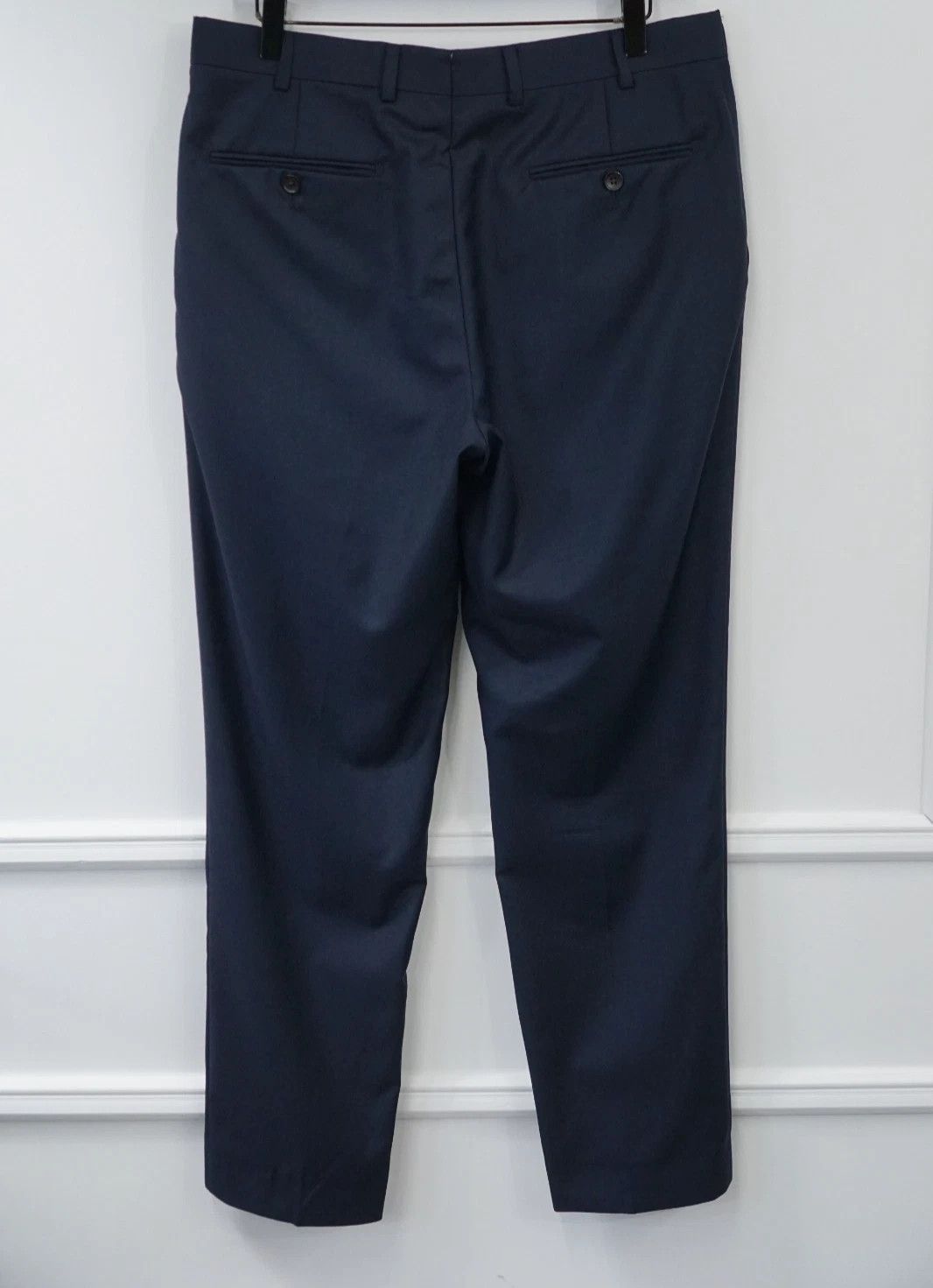 Suitsupply Men Suitsupply Pants Navy Blue Wool Brescia S110 UK/US38 Size 38R - 2 Thumbnail