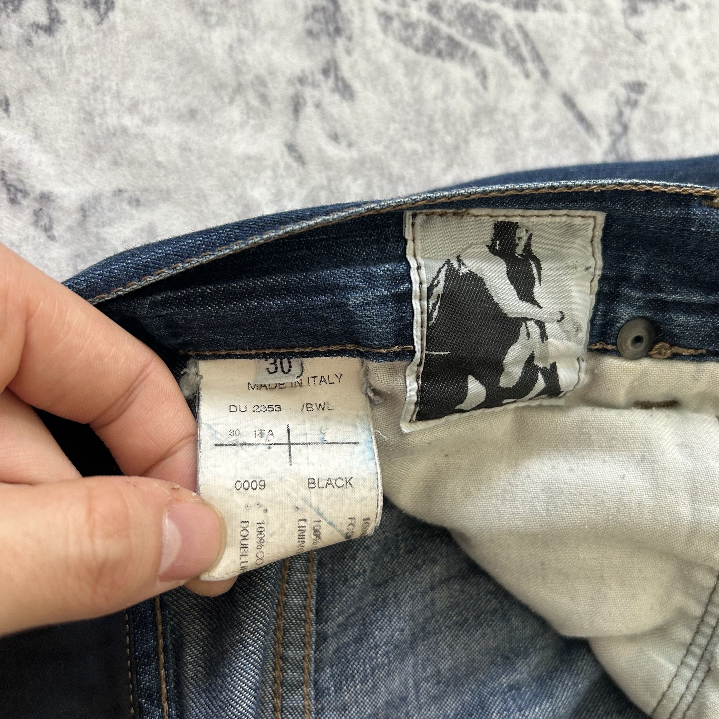 Rick Owens Drkshdw Rick Owens DRKSHDW Blue Jeans Size US 30 / EU 46 - 7 Thumbnail