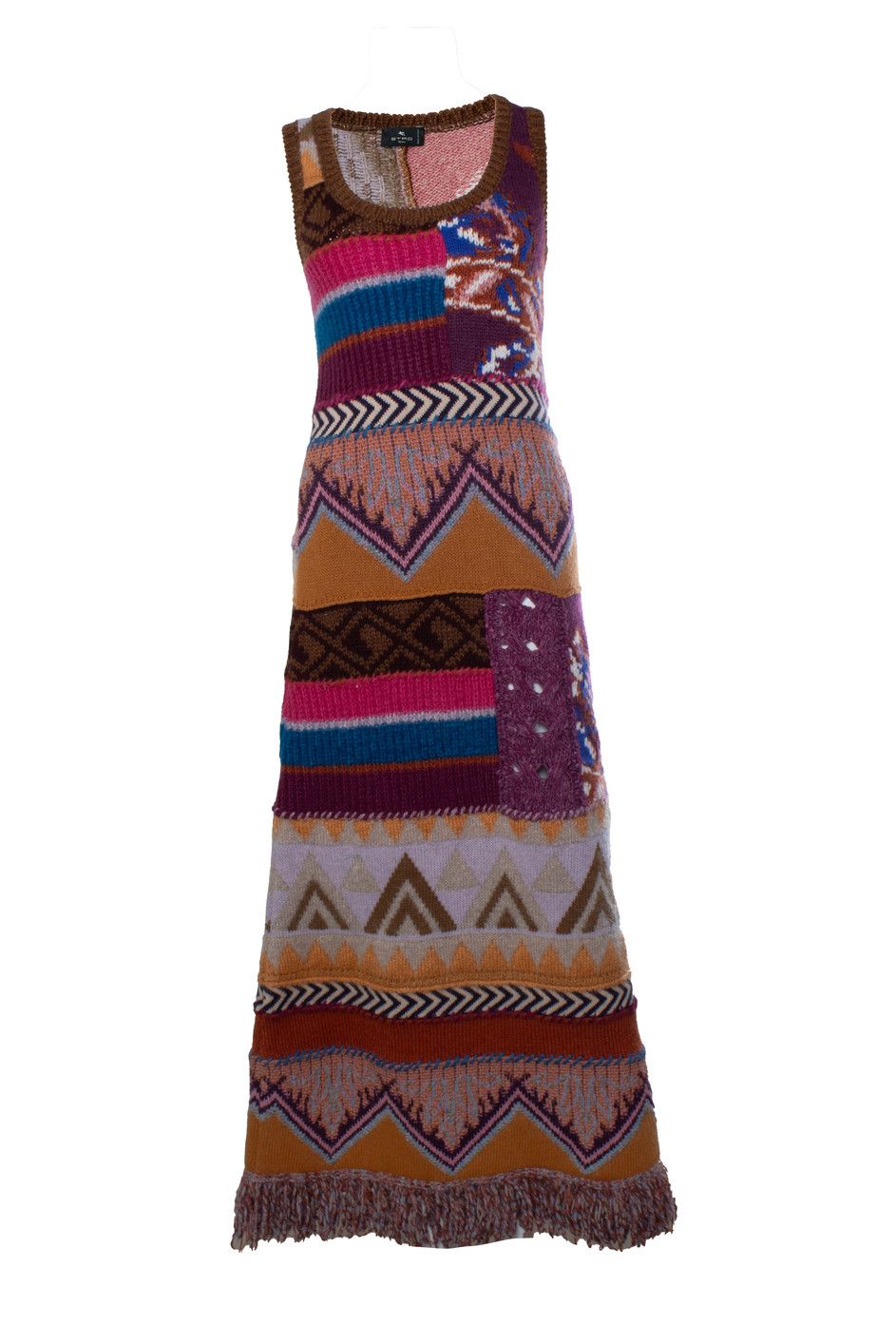 Etro Etro, intarsia knit maxi dress Size S / US 4 / IT 40 - 1 Thumbnail