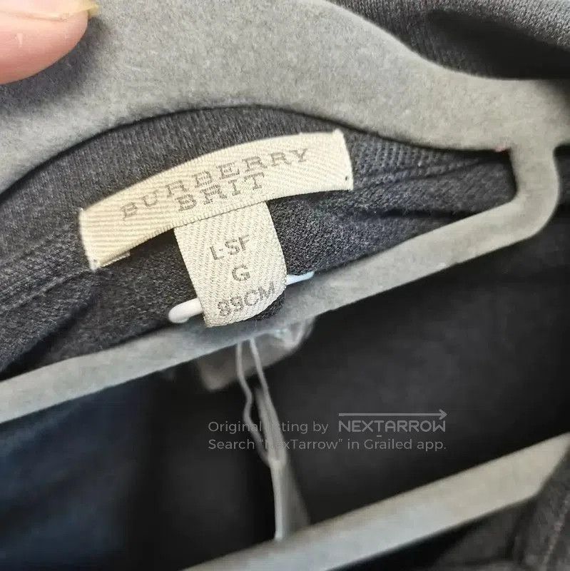 Burberry Burberry Men's Long Sleeve Polo in Dark Gray. Size US XL / EU 56 / 4 - 5 Thumbnail