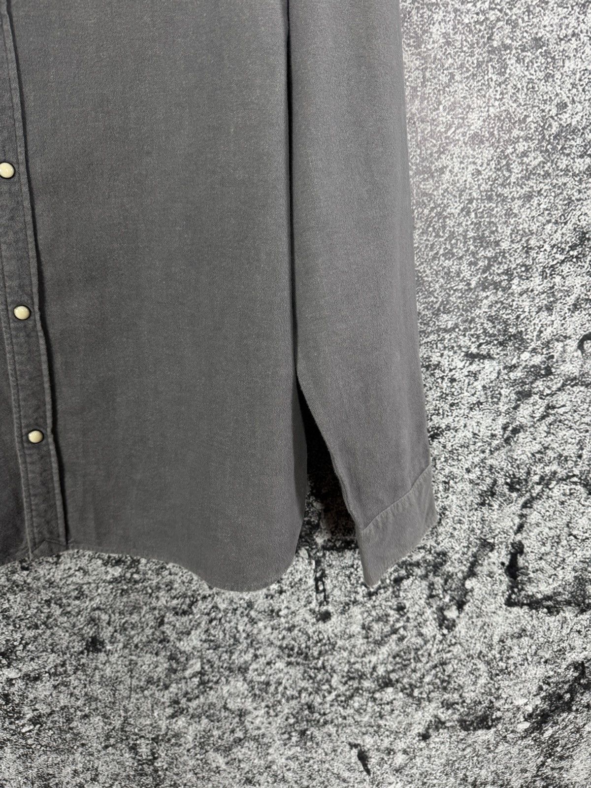 Allsaints Allsaints Helm Long Sleeve Shirt Button Up Cotton/Wool Sz L Size US L / EU 52-54 / 3 - 5 Thumbnail