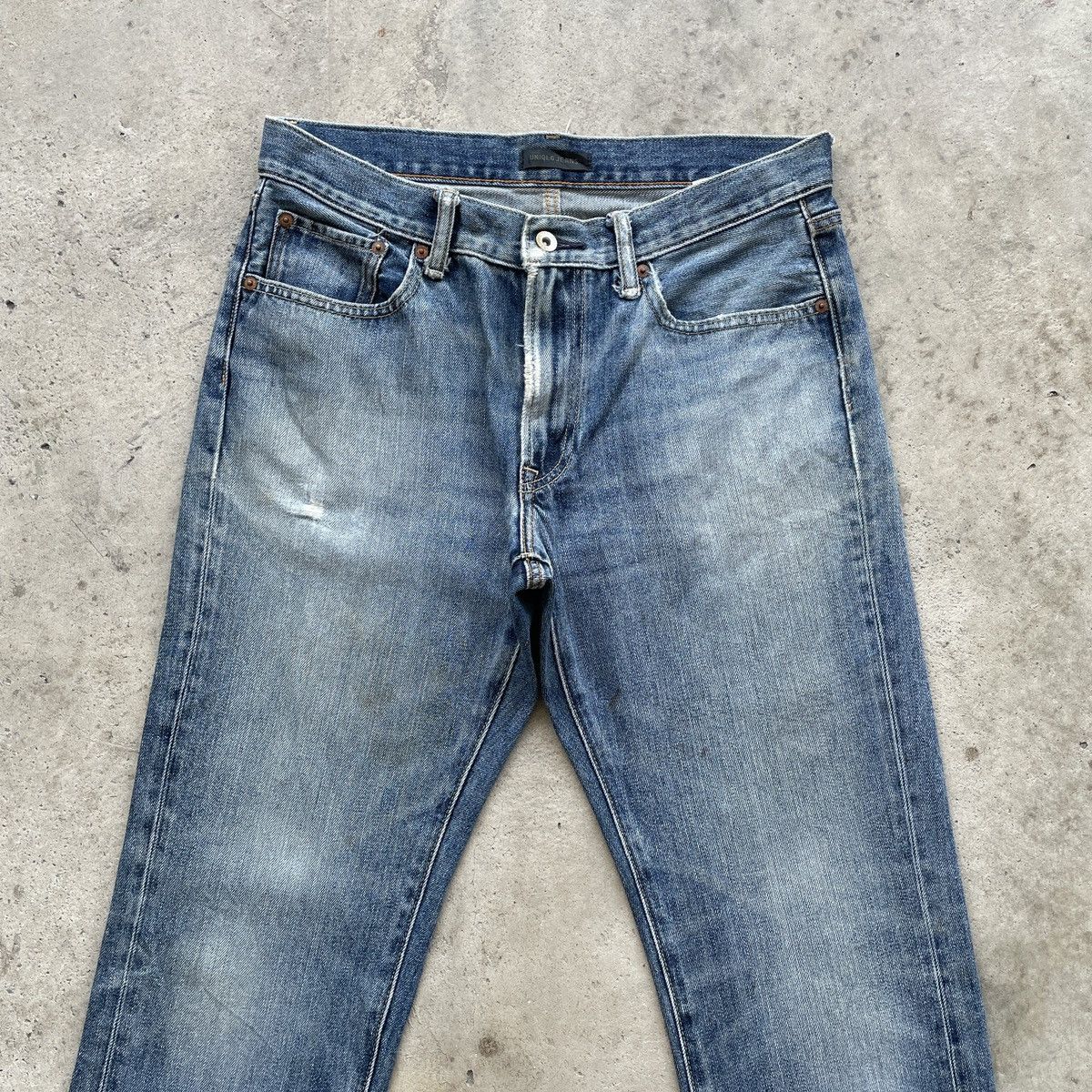 Japanese Brand Vintage Japanese Brand Faded Denim Jeans Pants W32x29 Size US 32 / EU 48 - 3 Thumbnail
