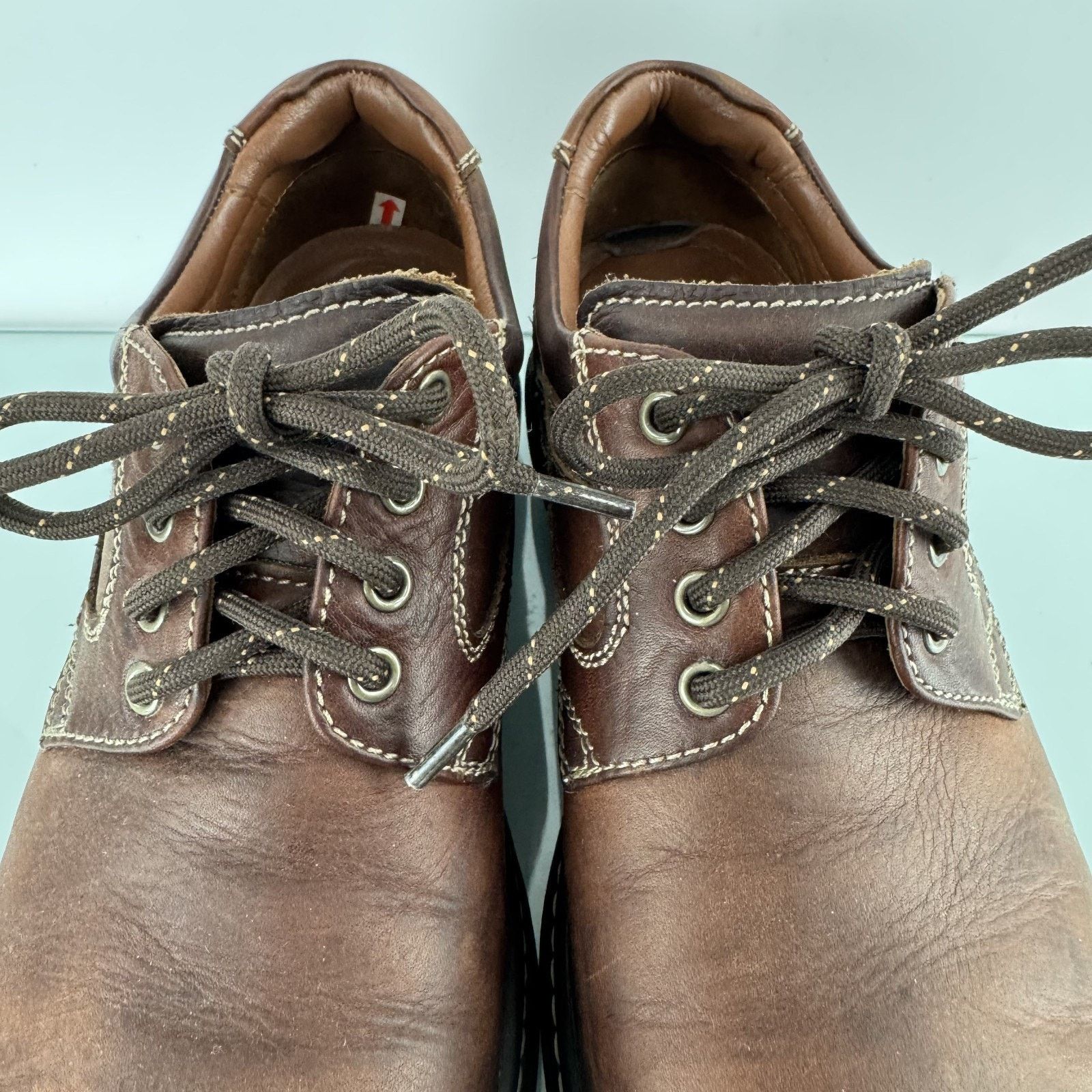 Johnston & Murphy Johnston & Murphy Waterproof Leather Oxfords 8 M Colvord Size US 8 / EU 41 - 3 Thumbnail